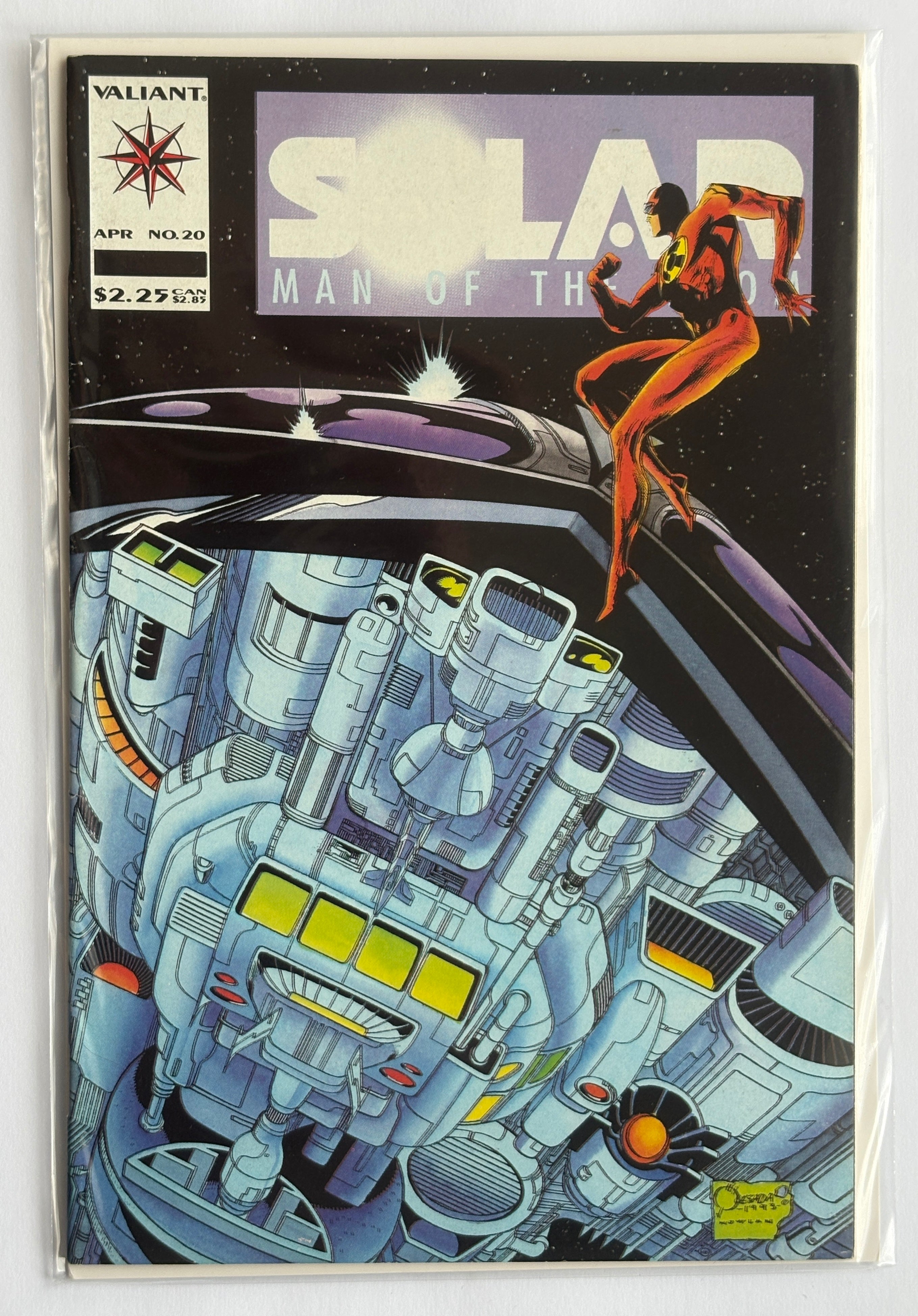 Solar Man of the Atom #20 - Valiant Comics April 1993 VF 8.0