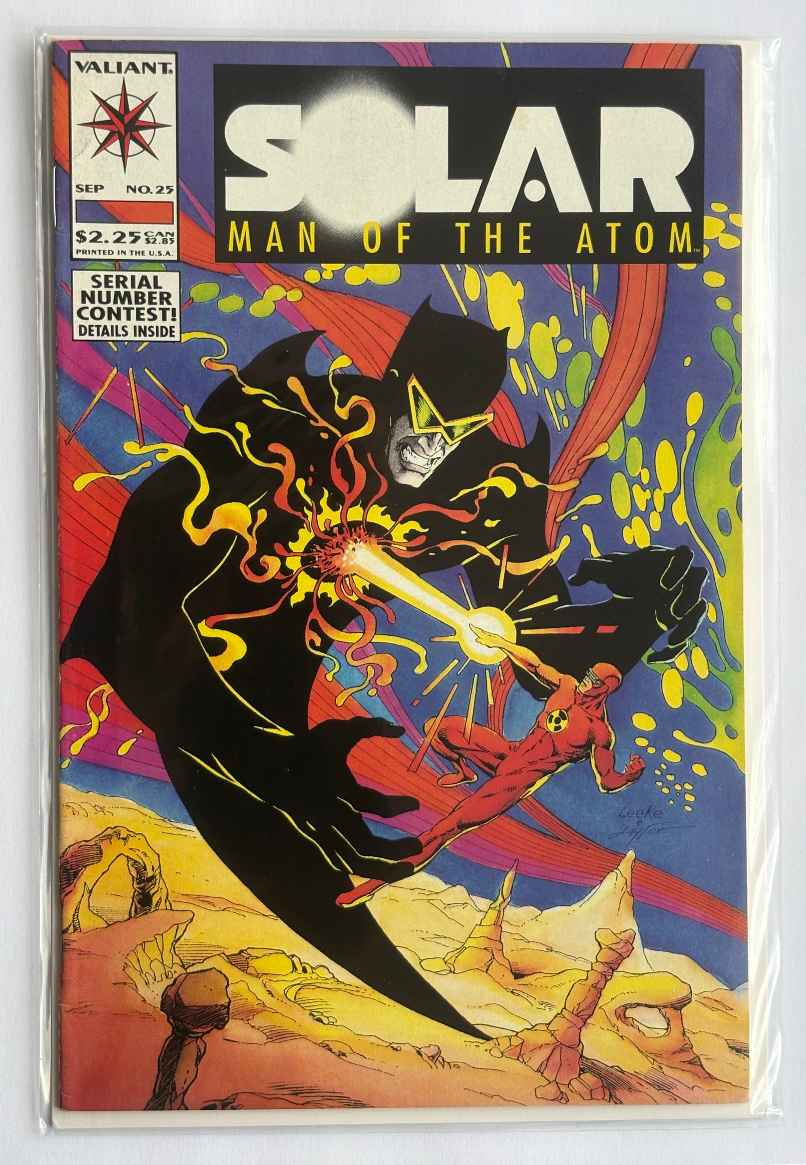 Solar Man of the Atom #25 - Valiant Comics September 1993 F/VF 7.0