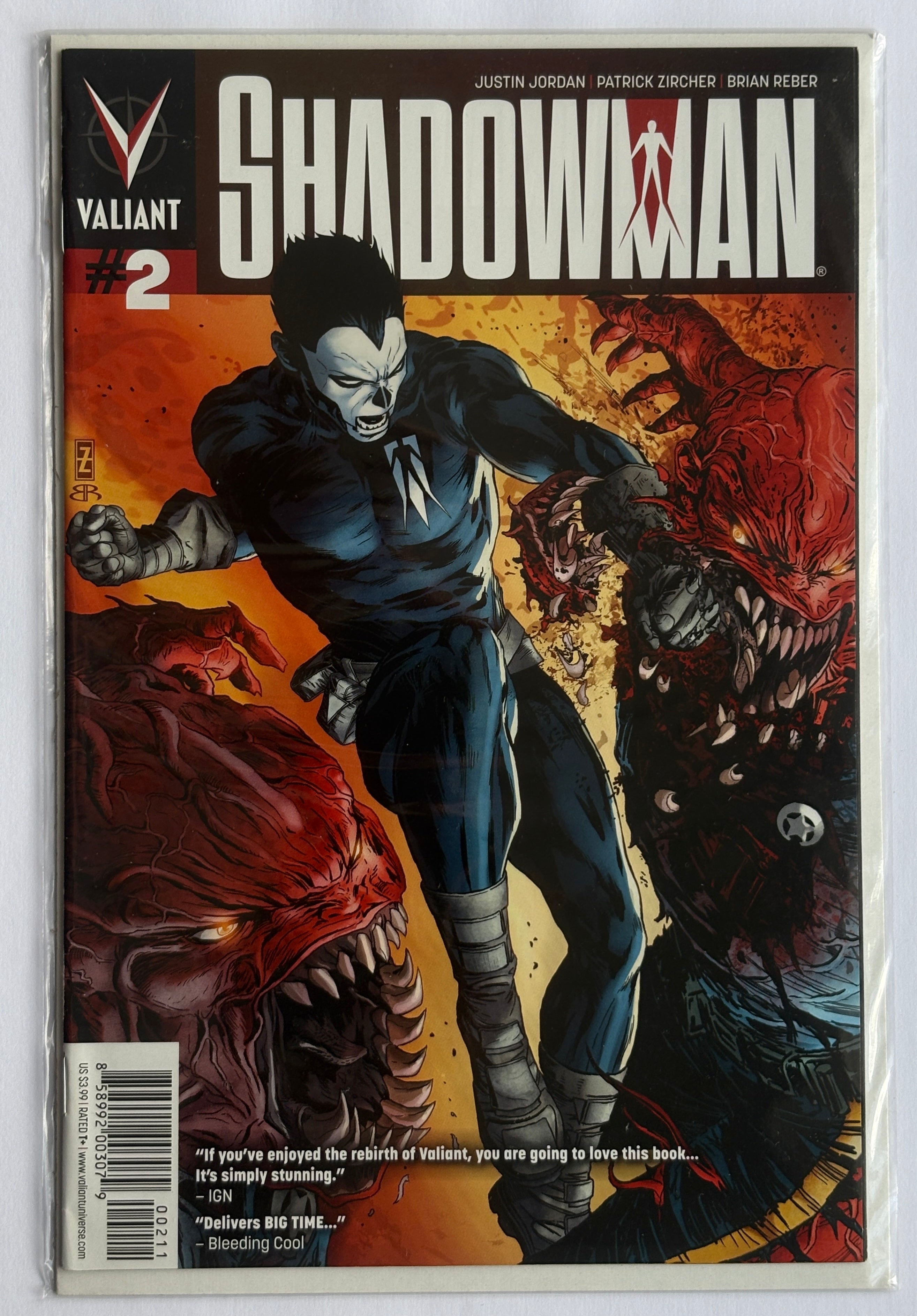 Shadowman #2 - 1st Printing - Valiant Comics December 2012 VF 8.0
