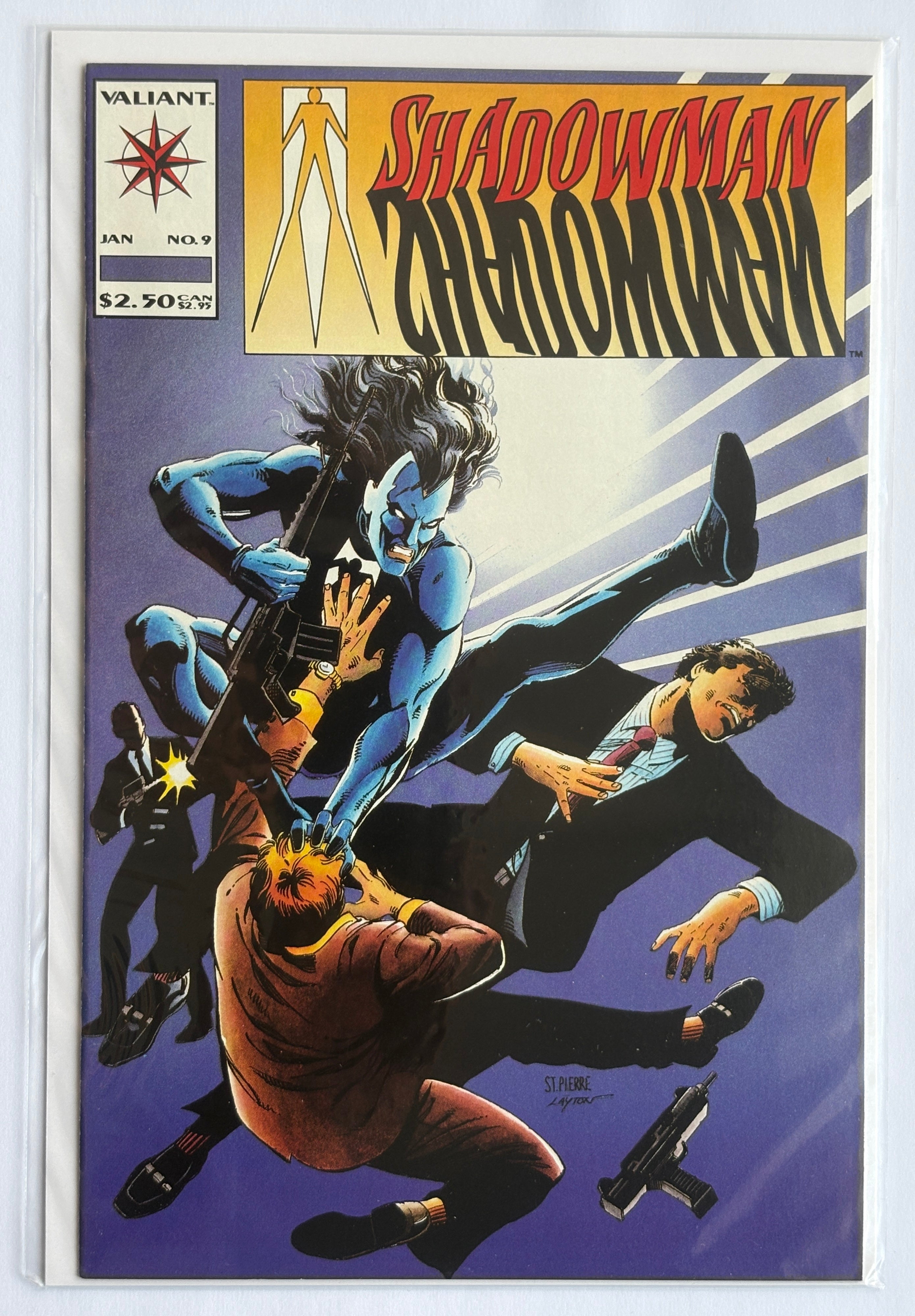 Shadowman #9 - Valiant Comics January 1993 VF- 7.5