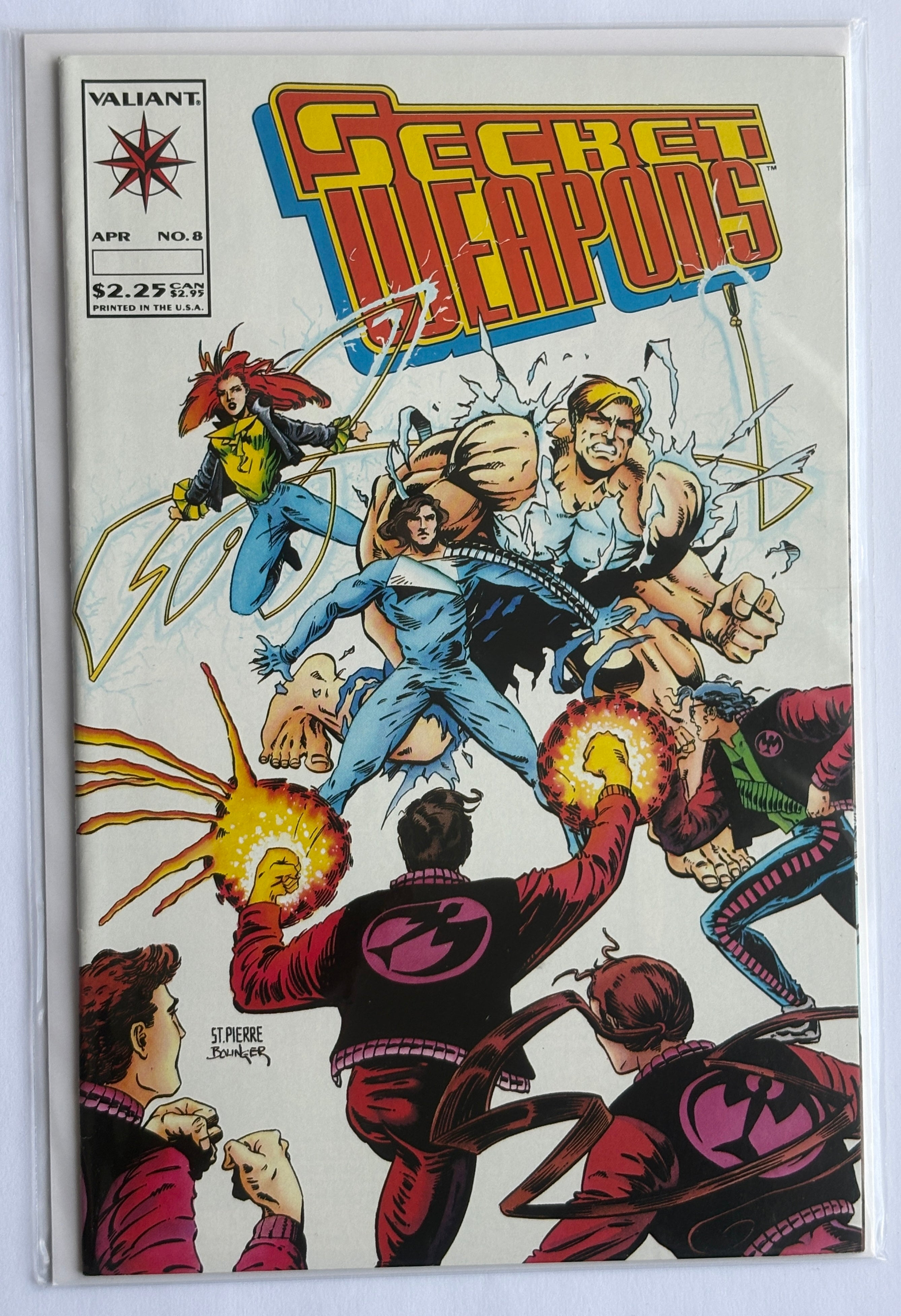 Secret Weapons #8 - 1st Printing - Valiant Comics April 1994 VF 8.0