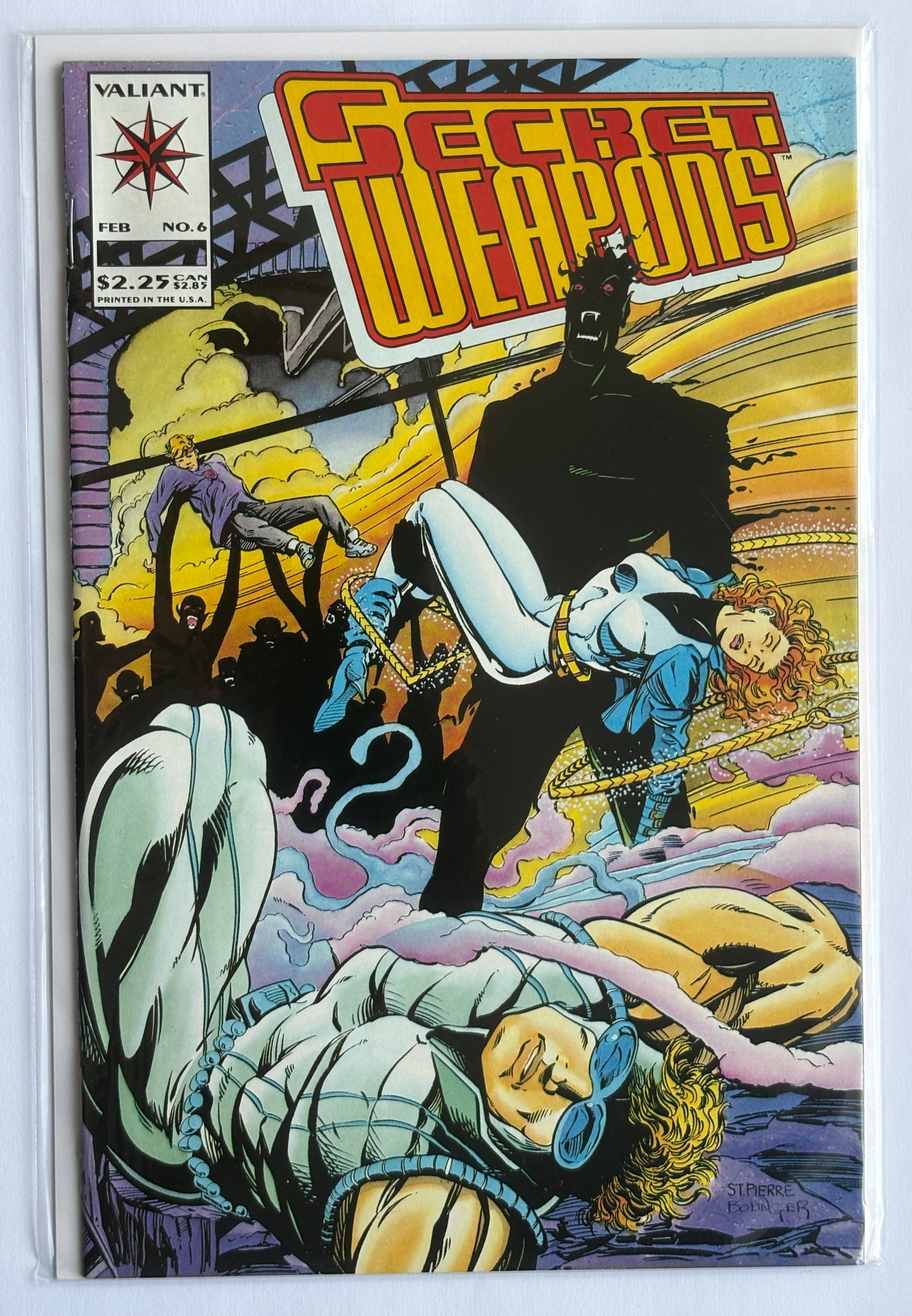 Secret Weapons #6 - 1st Printing - Valiant Comics - February 1994 VF+ 8.5