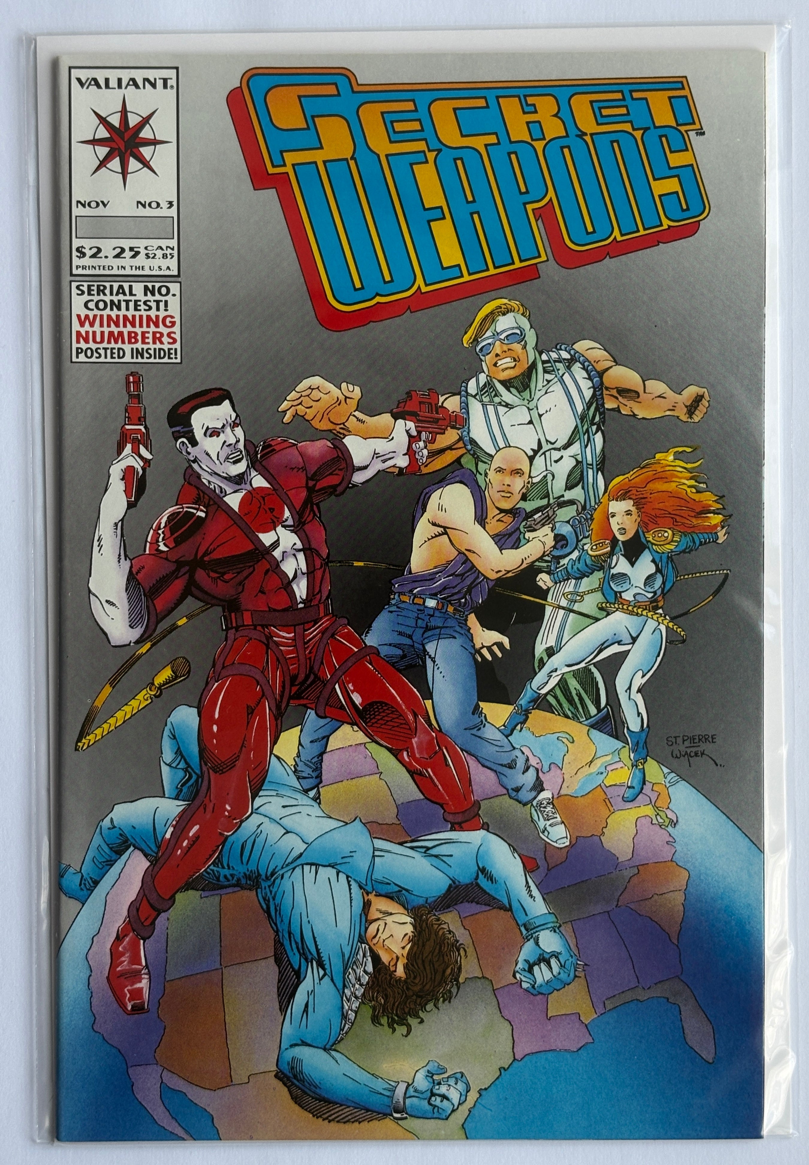 Secret Weapons #3 - 1st Printing - Valiant Comics November 1993 VF+ 8.5