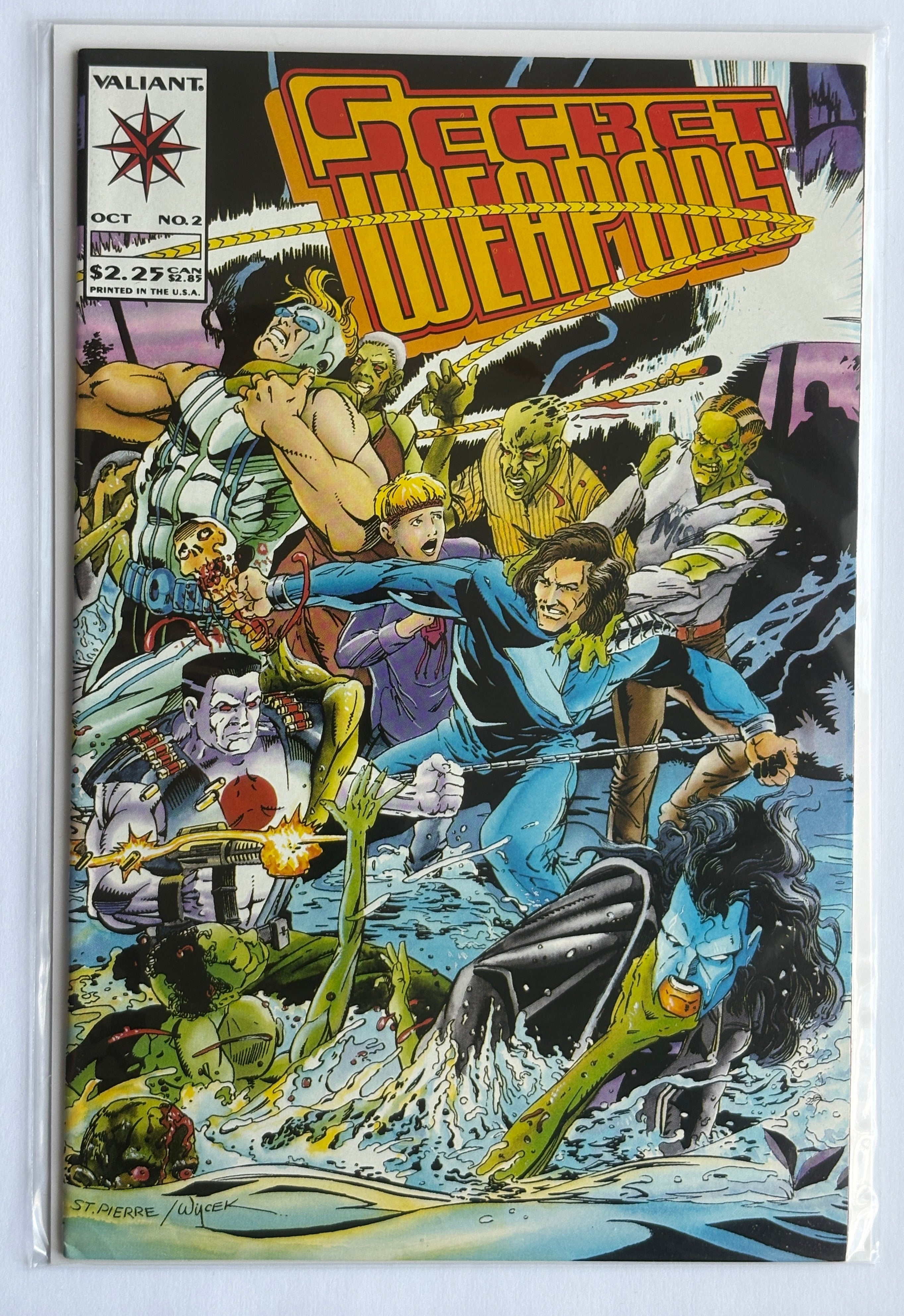 Secret Weapons #2 - 1st Printing - Valiant Comics October 1993 VF+ 8.5