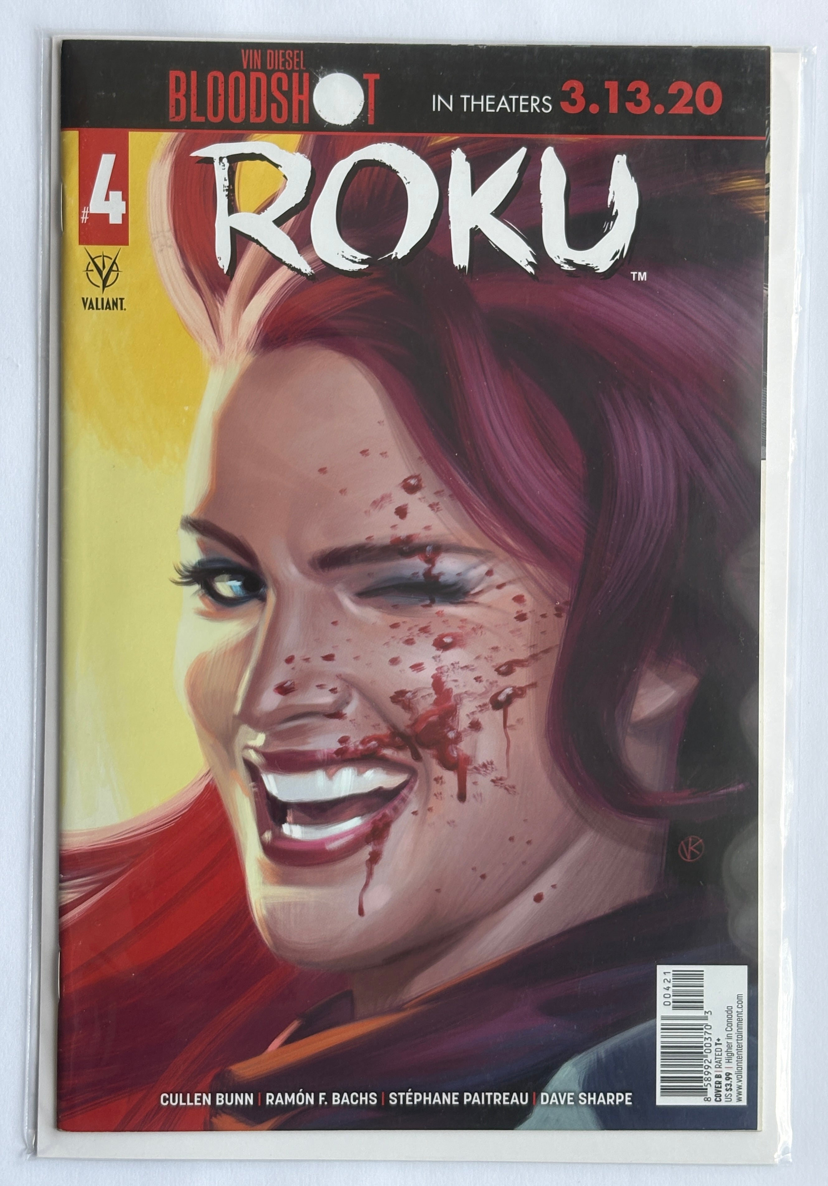 Roku #4 (4 of 4) 1st Printing Cover B Valiant Comics January 2020 F/VF 7.0