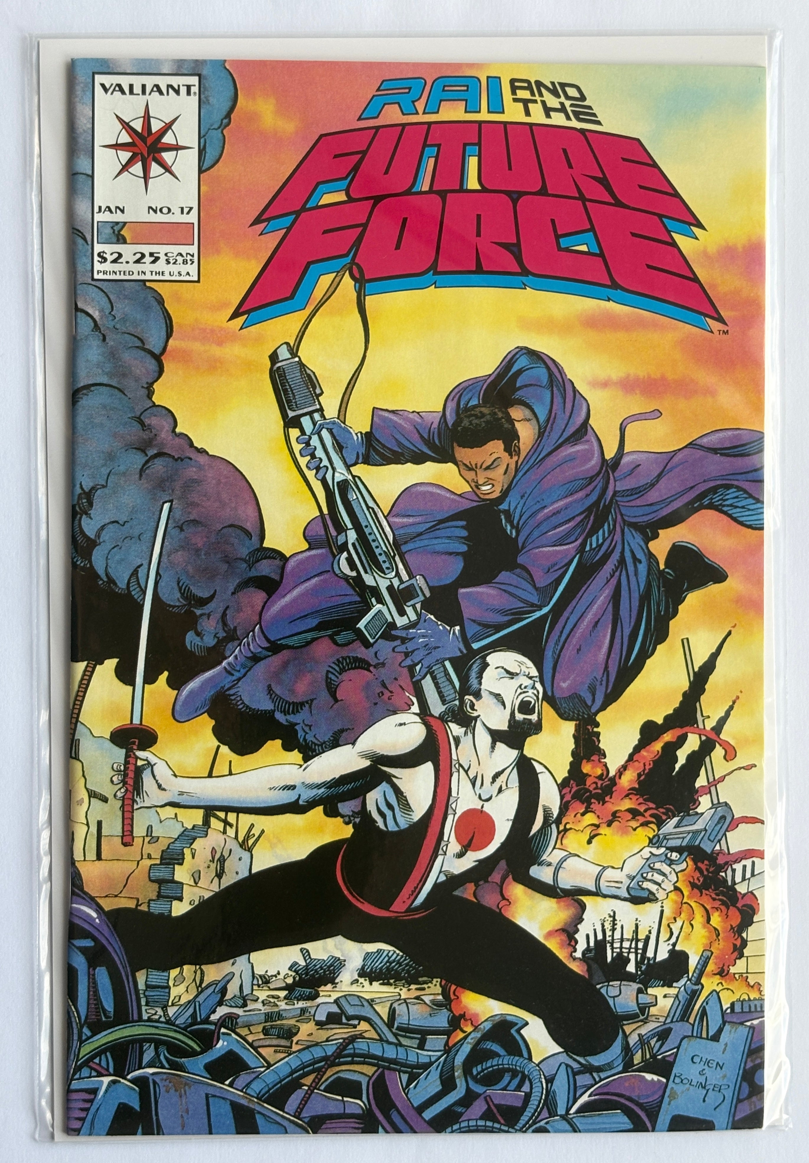 Rai and the Future Force #17 - Valiant Comics January 1994 VF 8.0