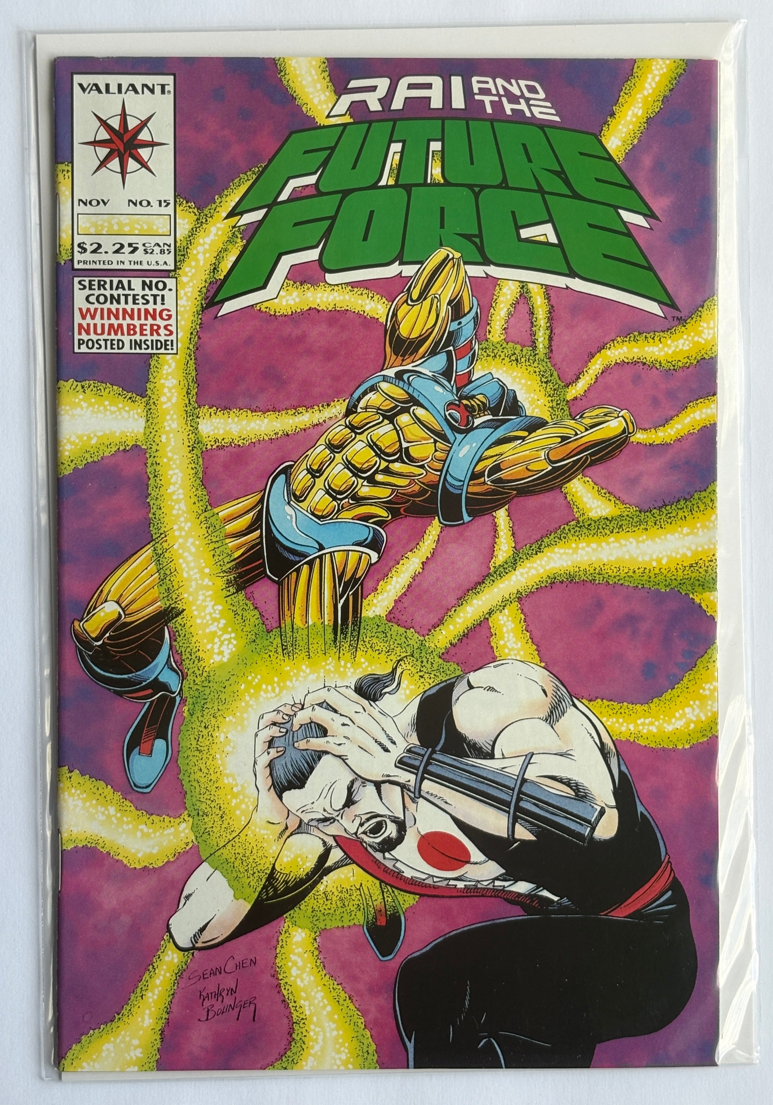 Rai and the Future Force #15 - Valiant Comics November 1993 VF/NM 9.0
