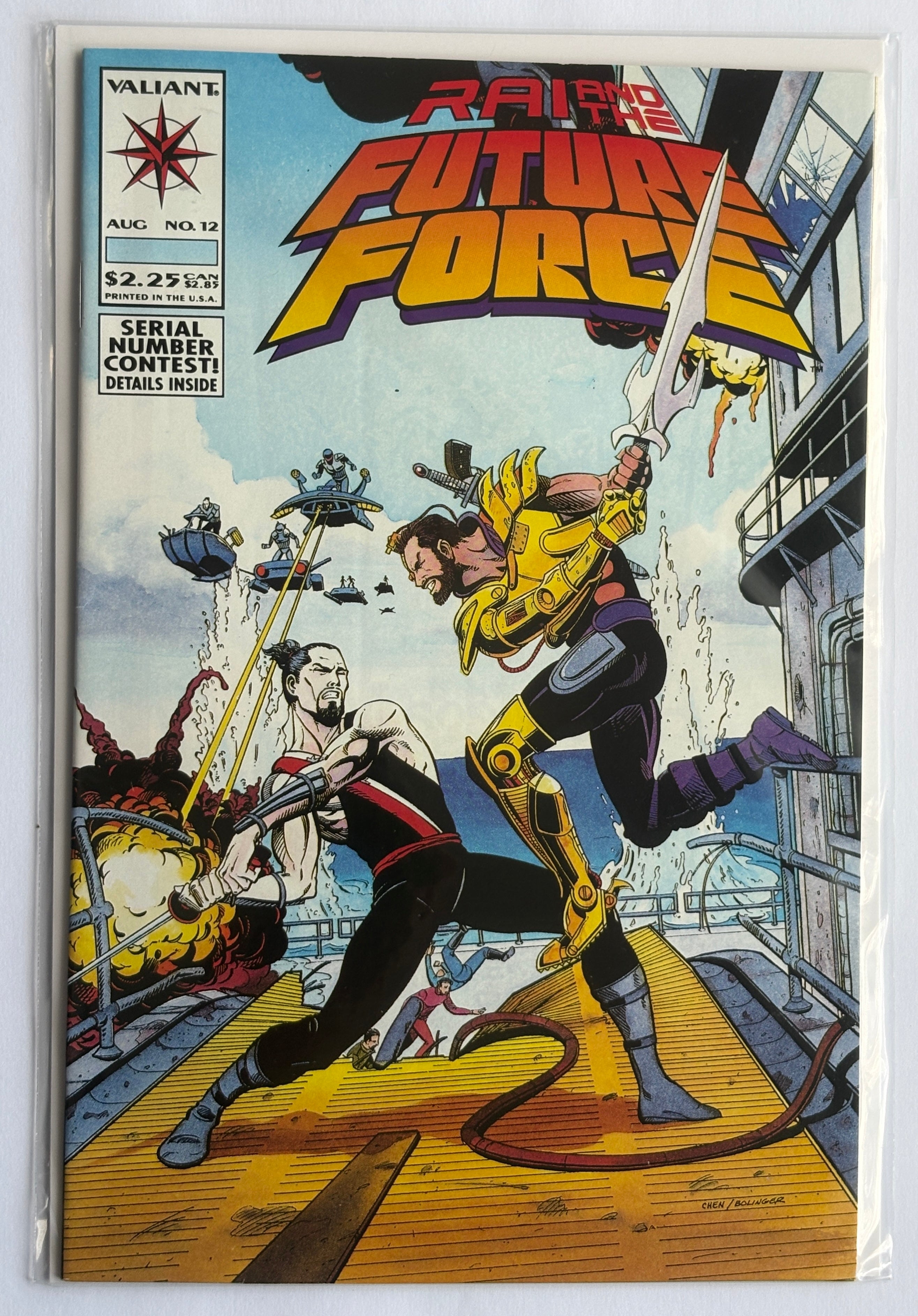 Rai and the Future Force #12 - Valiant Comics August 1993 VF 8.0