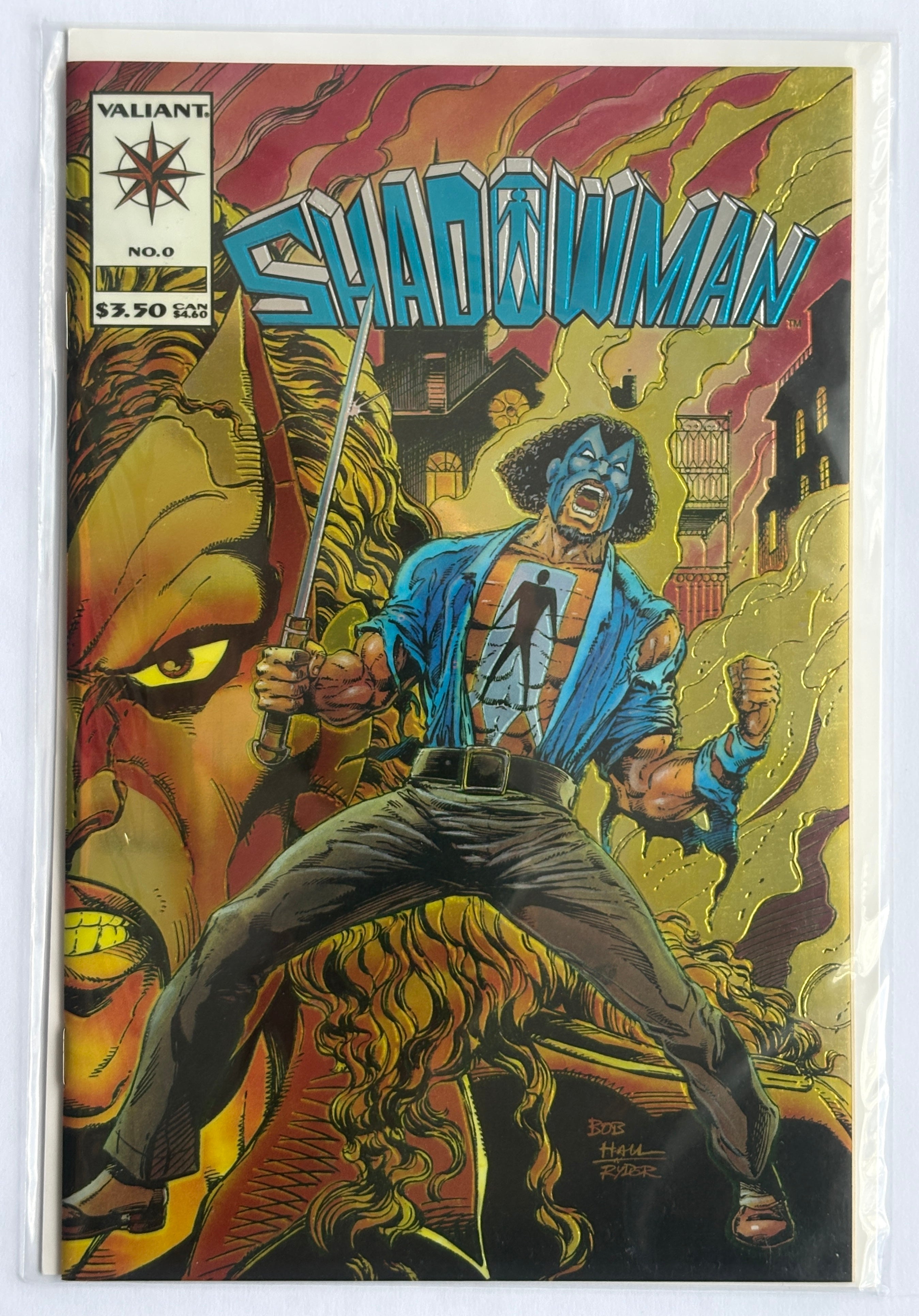 Shadowman #0 - Chromium Gold Cover Valiant Comics April 1994 VF/NM 9.0