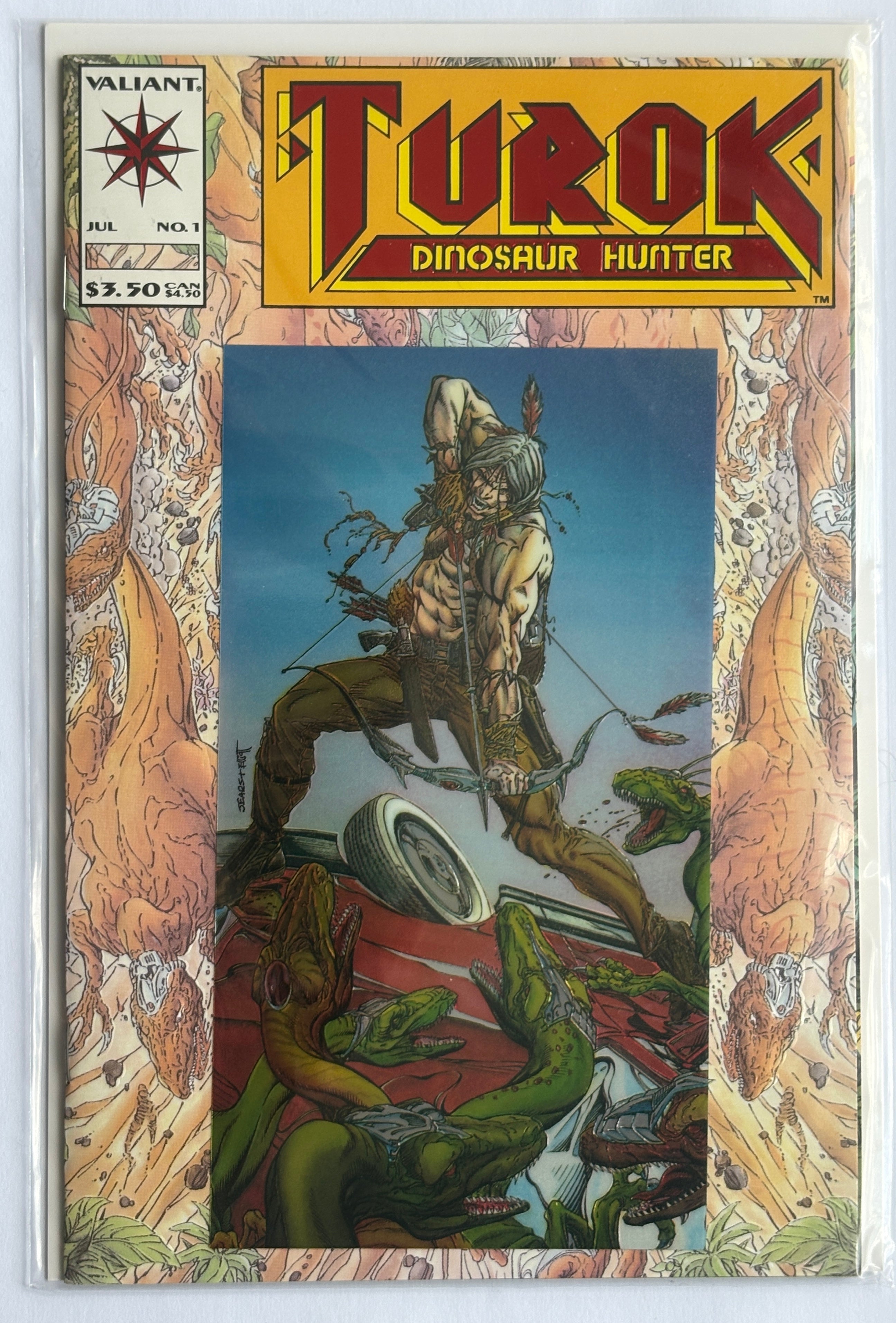 Turok Dinosaur Hunter #1 Valiant Comics July 1993 VF+ 8.5