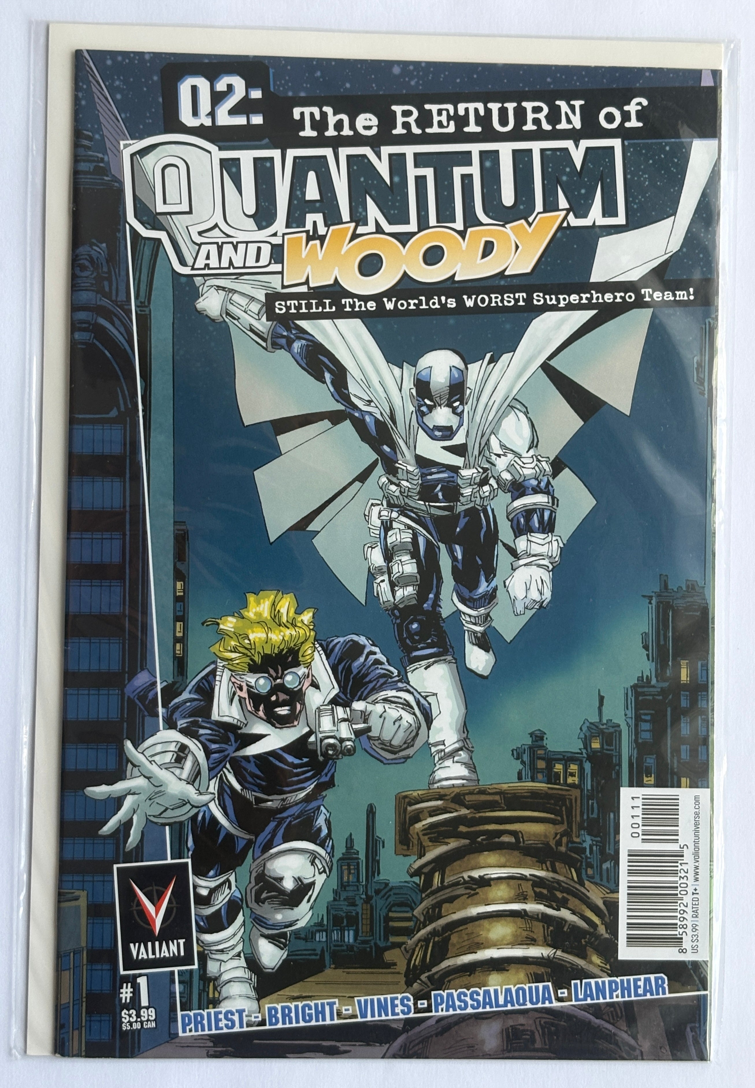 Q2: The Return of Quantum and Woody #1 1st Printing Valiant October 2014 VF 8.0