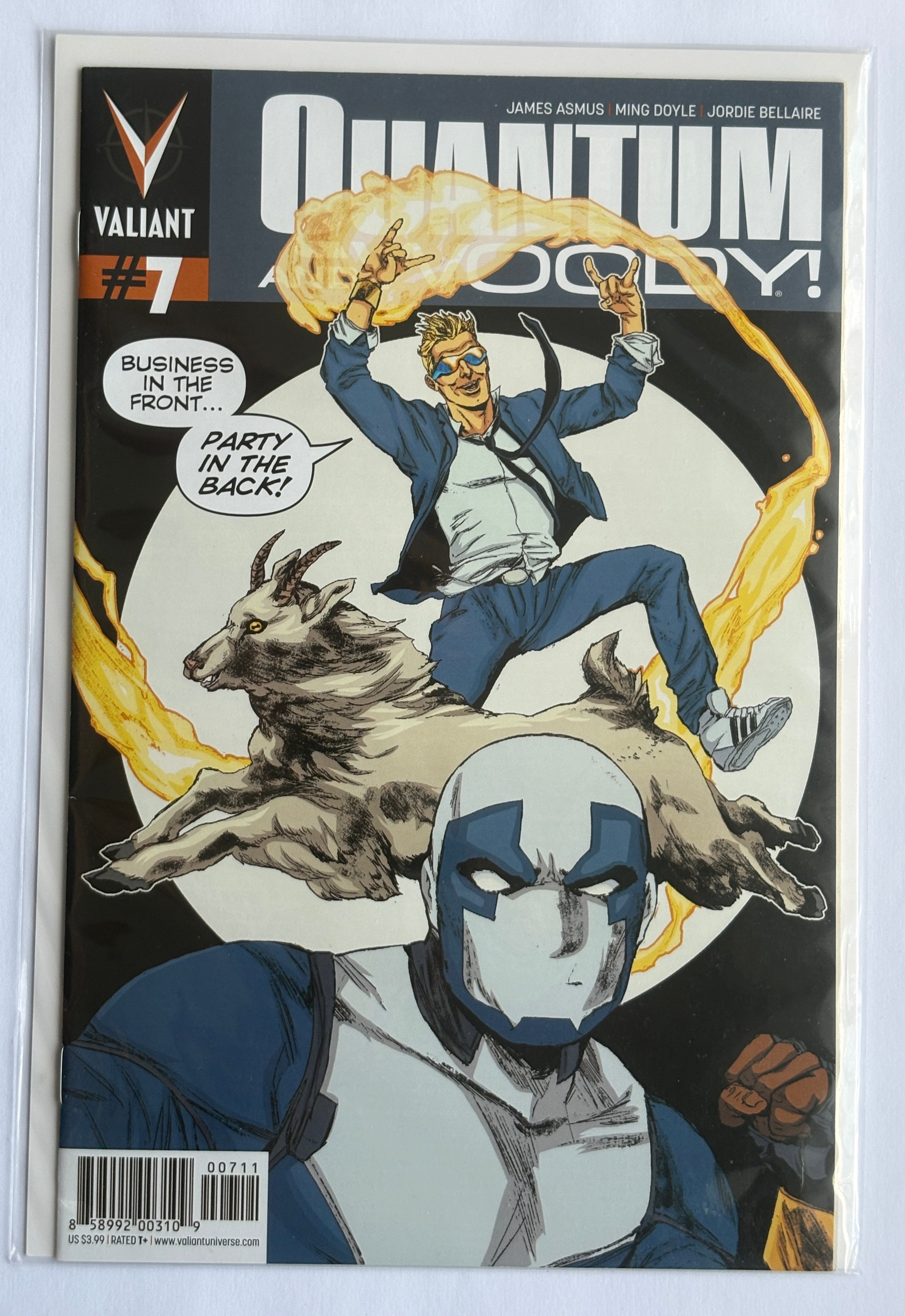 Quantum and Woody #7 - 1st Printing Valiant January 2014 VF- 7.5