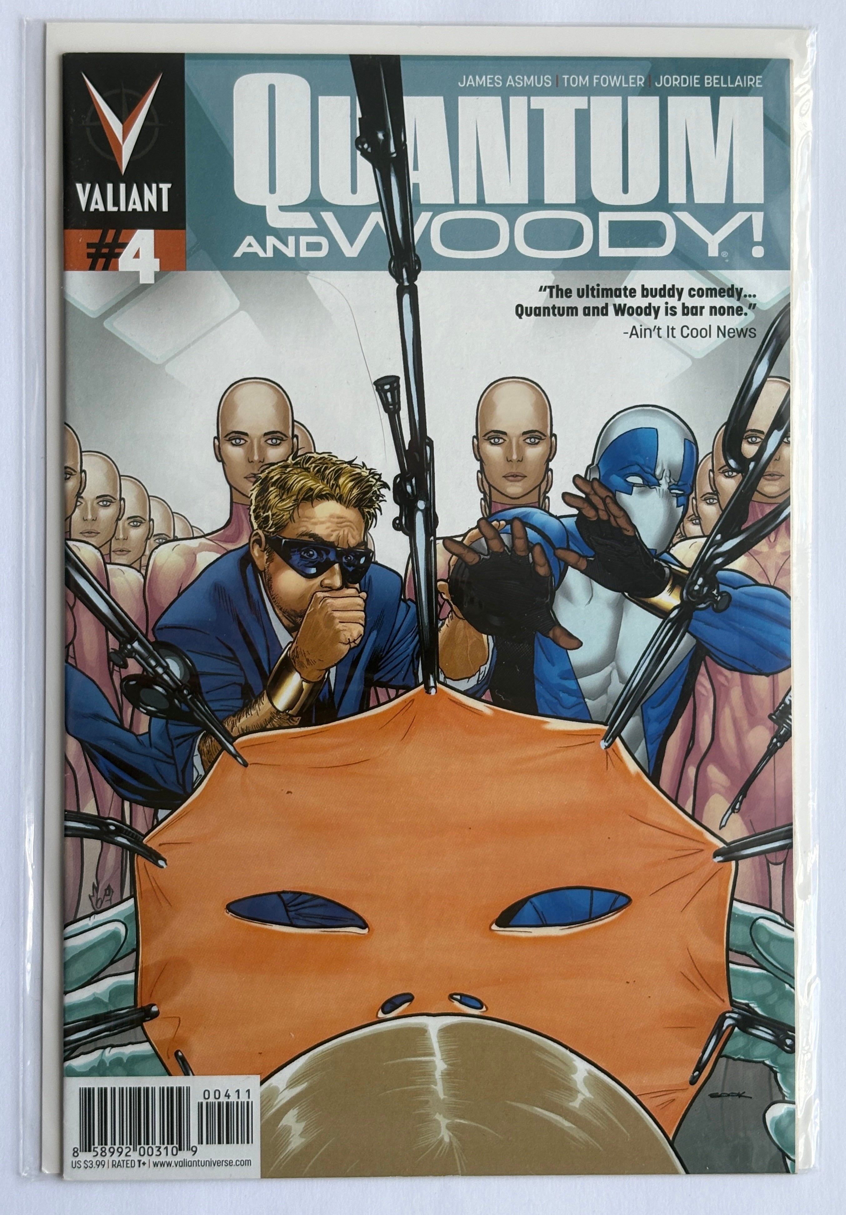 Quantum and Woody #4 - 1st Printing Valiant October 2013 VF- 7.5