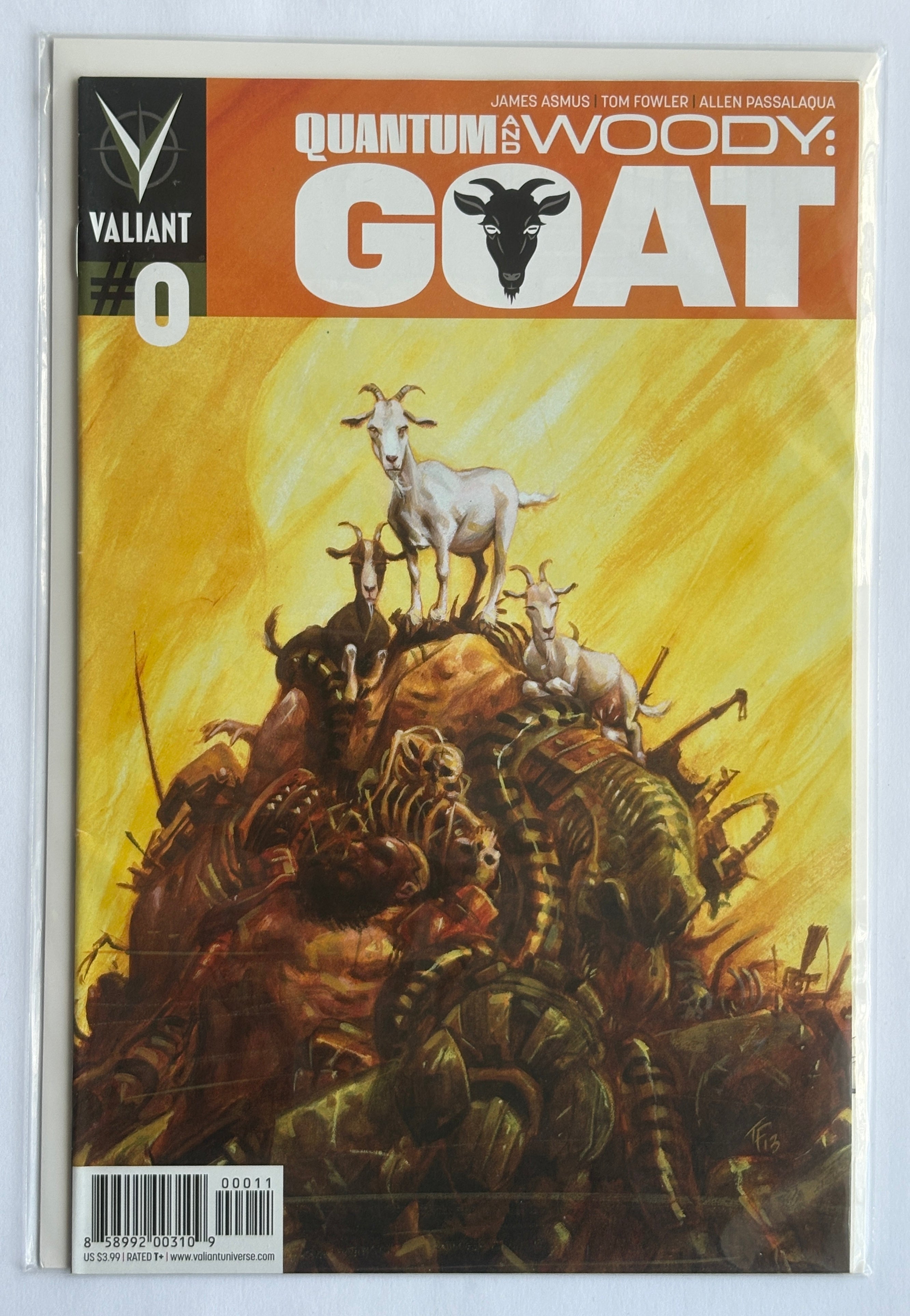 Quantum and Woody: GOAT #0 - 1st Printing Valiant Comics March 2014 F/VF 7.0