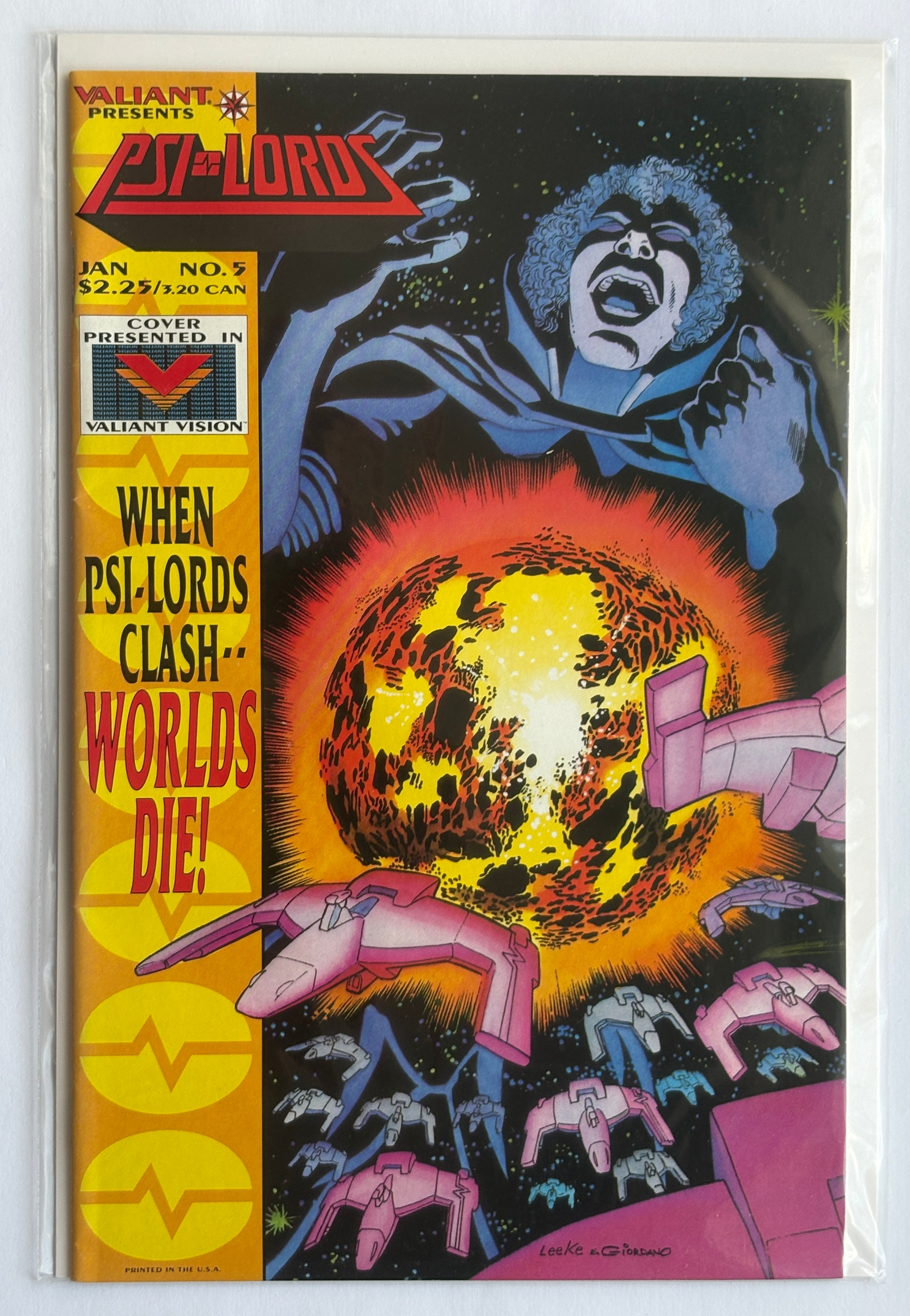 PSI Lords #5 - 1st Printing - Valiant Comics January 1995 F/VF 7.0