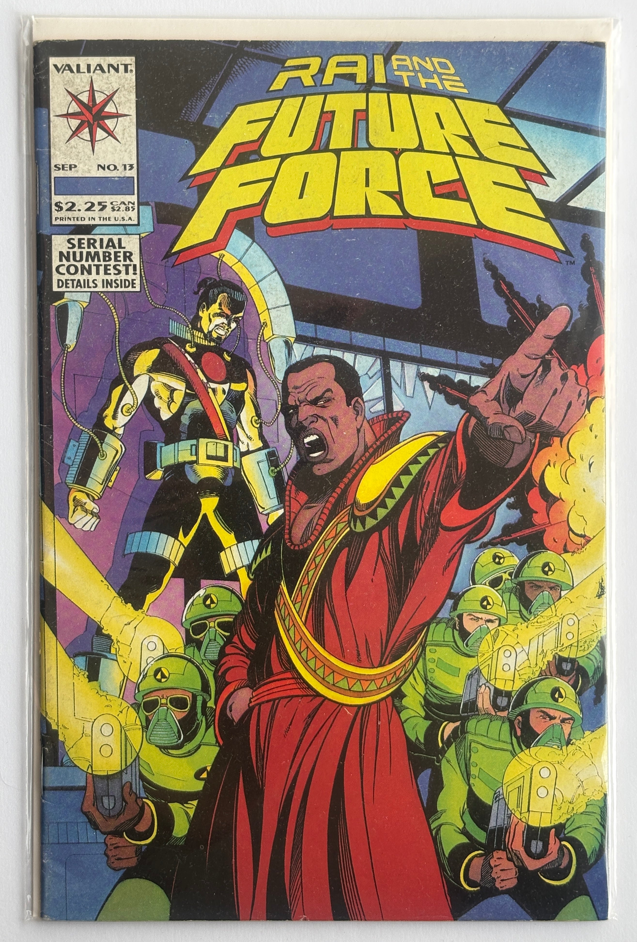 Rai and the Future Force #13 - Valiant Comics September 1993 FN 6.0