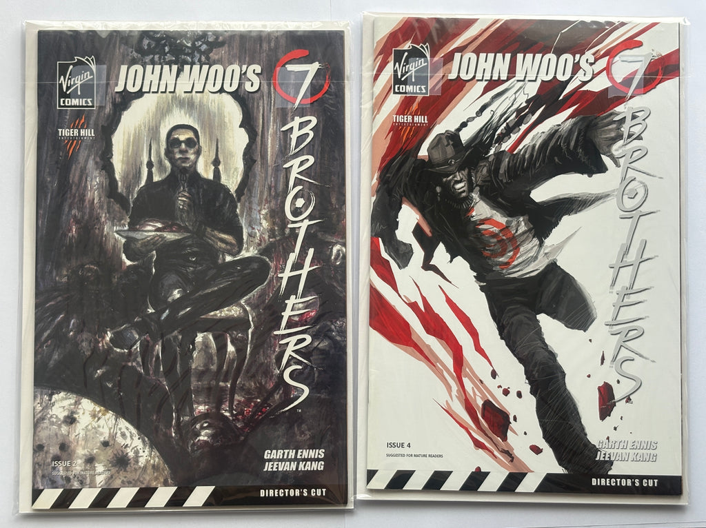 John Woo's 7 Brothers #1 to 5 - Ennis, Kang (5 Comics) Virgin 2006 VF/NM 9.0