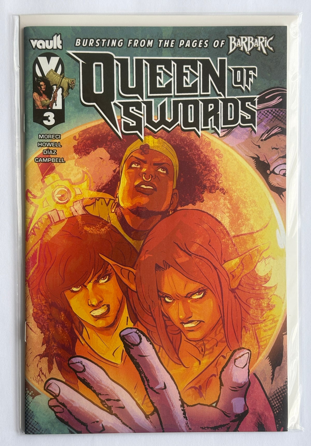 Queen of Swords #3 - 1st Printing Cover B Vault Comics September 2023 NM 9.4