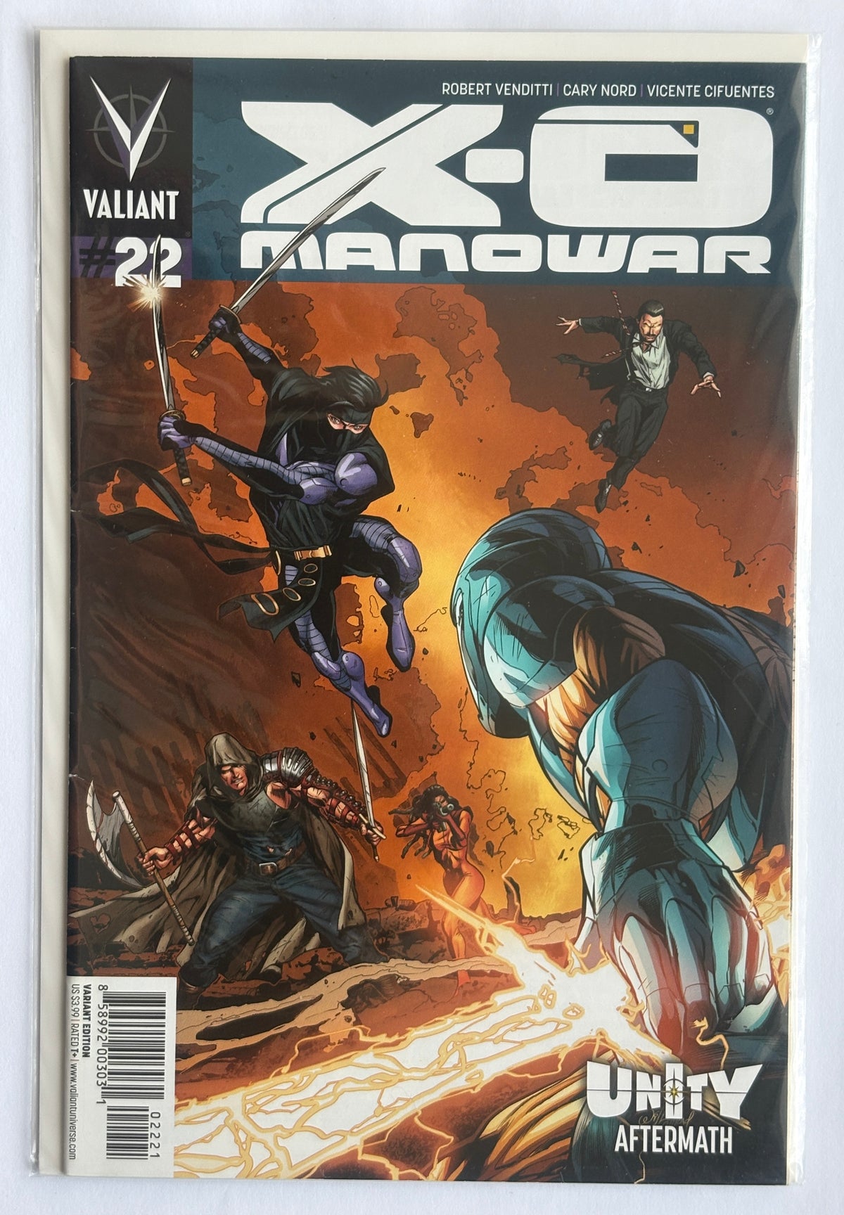 X-O Manowar #22 - 1st Printing - Valiant Comics February 2014 F/VF 7.0