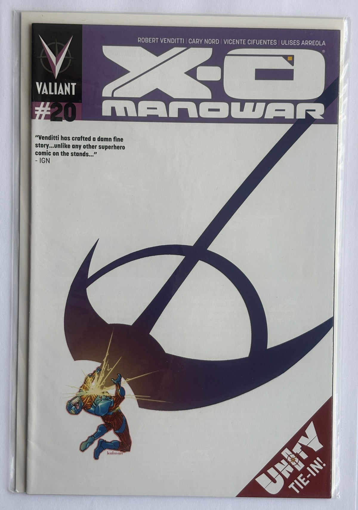 X-O Manowar #20 - 1st Printing - Valiant Comics December 2013 VF 8.0