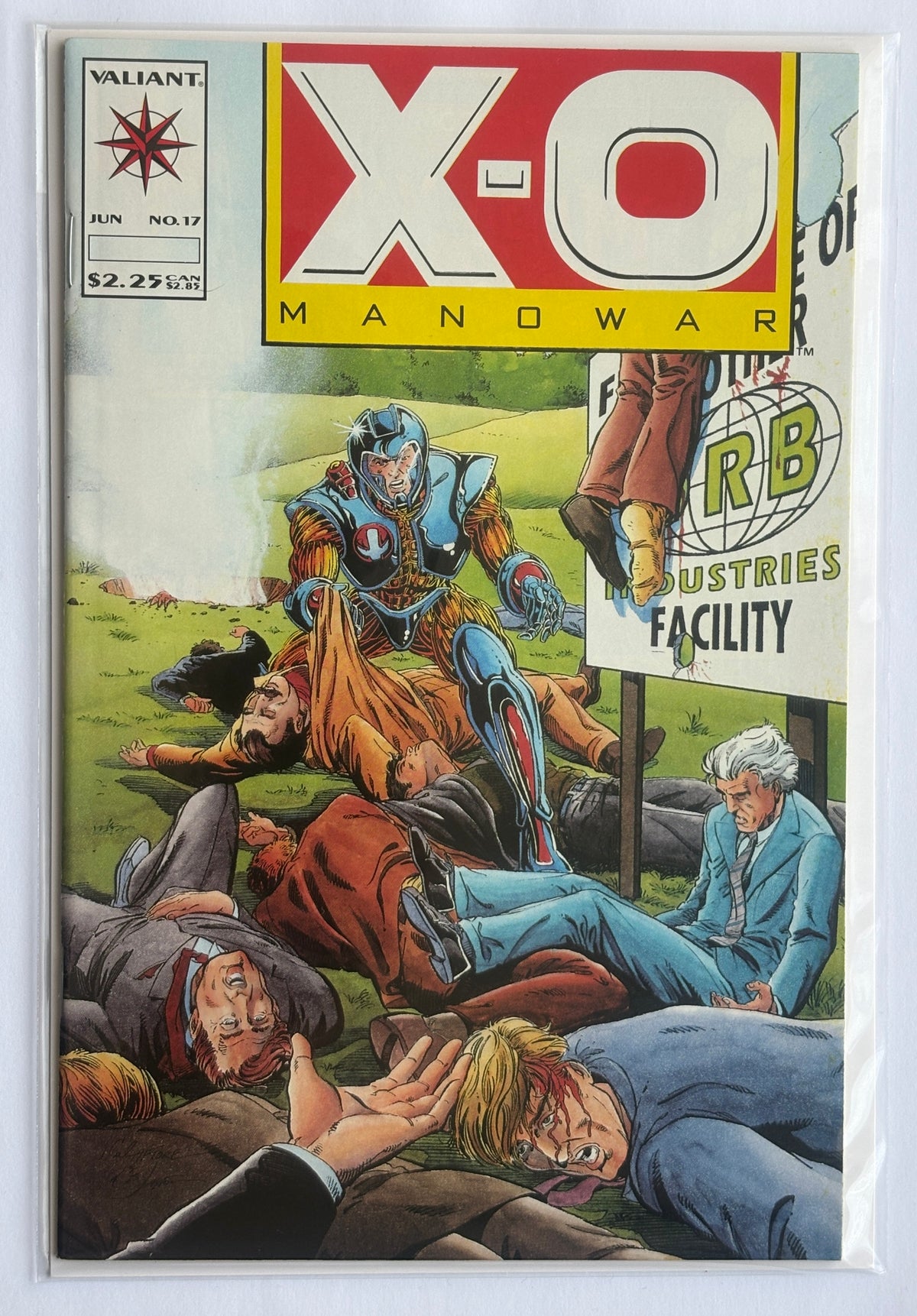 X-O Manowar #17 - 1st Printing - Valiant Comics June 1993 VF+ 8.5