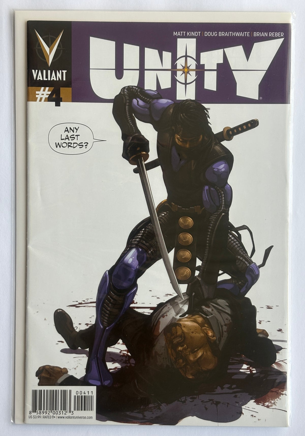 Unity #4 - 1st Printing - Valiant Comics February 2014 F/VF 7.0