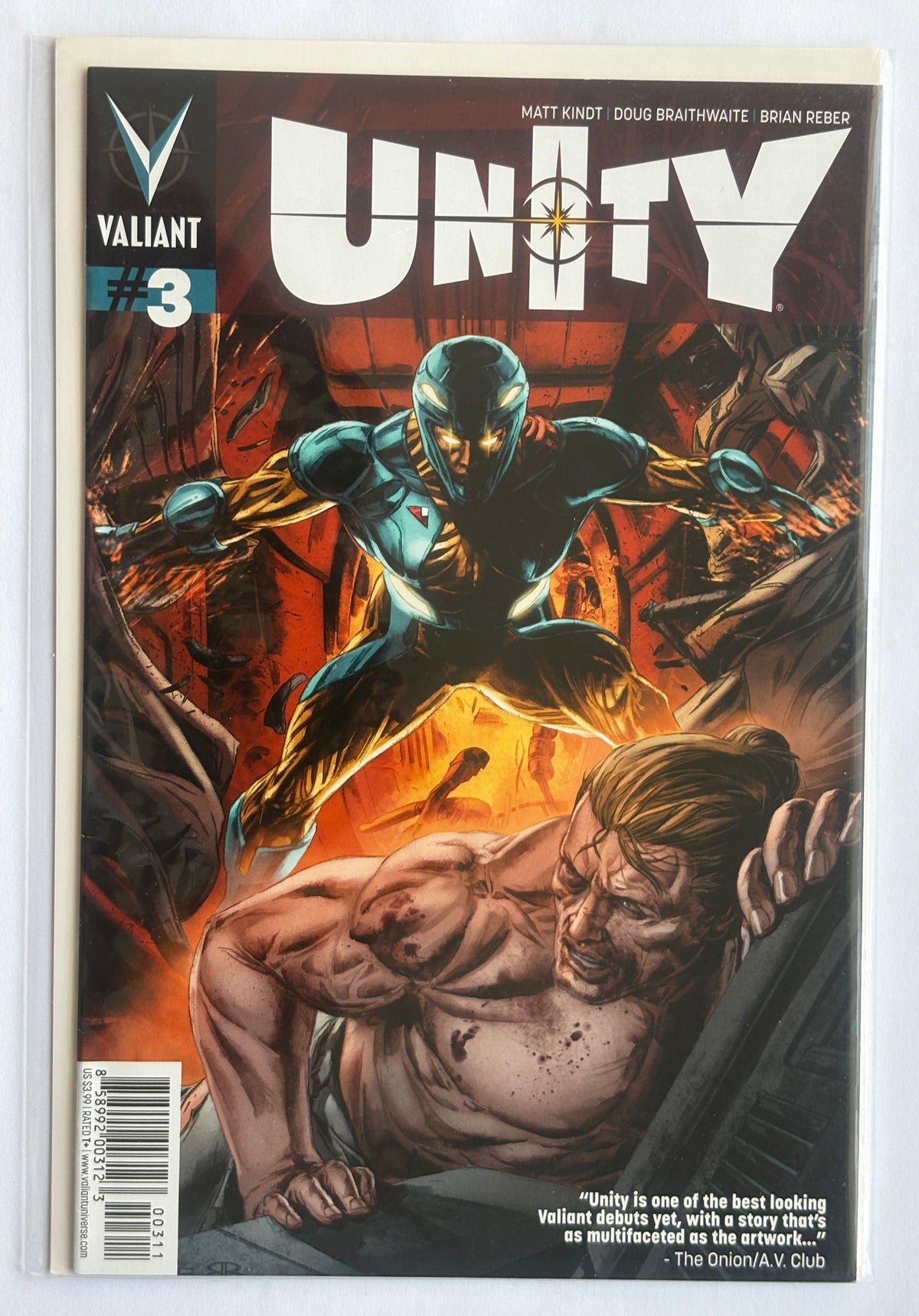 Unity #3 - 1st Printing - Cover A Valiant Comics January 2014 VF 8.0
