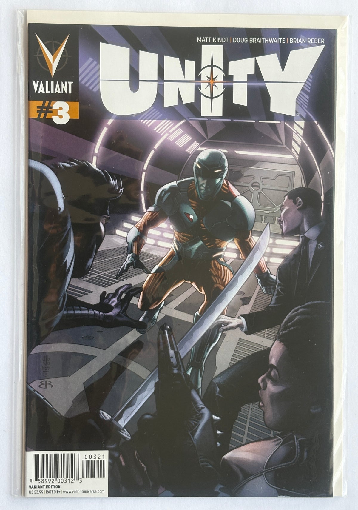Unity #3 - 1st Printing - Cover B Valiant Comics January 2014 VF 8.0