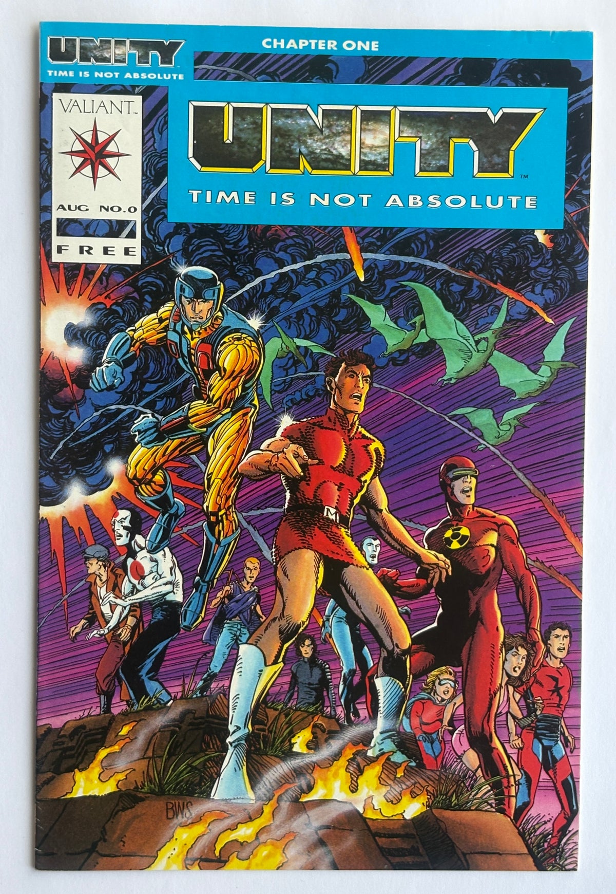 Unity #0 - 1st Printing - Valiant Comics - August 1992 VF 8.0