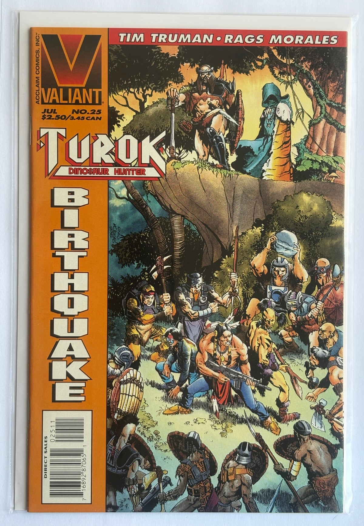 Turok Dinosaur Hunter #25 - Valiant Comics July 1995 VF/NM 9.0