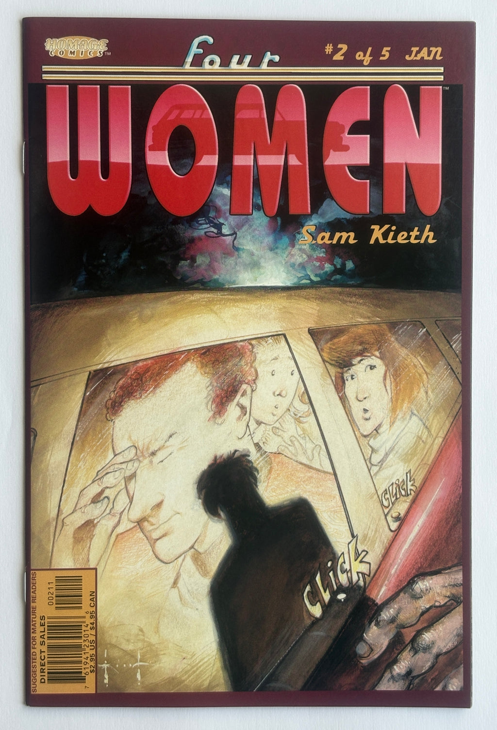 Four Women #1 to 5 - Complete Set (5 Comics) Homage Comics 2001/2 VF 8.0