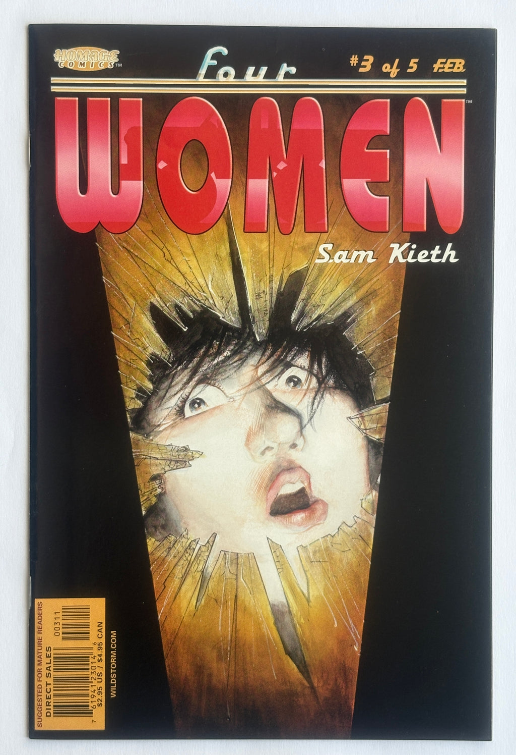 Four Women #1 to 5 - Complete Set (5 Comics) Homage Comics 2001/2 VF 8.0