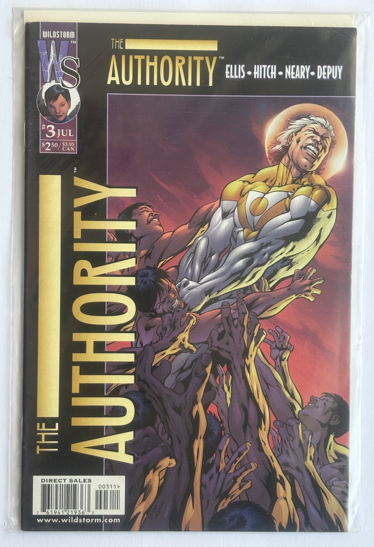 The Authority #3 - 1st Printing Wildstorm Productions July 1999 F/VF 7.0