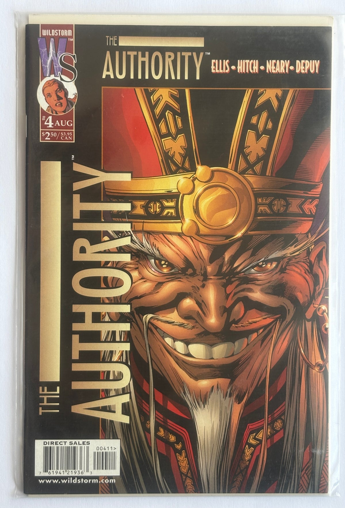 The Authority #4 - 1st Printing Wildstorm Productions August 1999 F/VF 7.0
