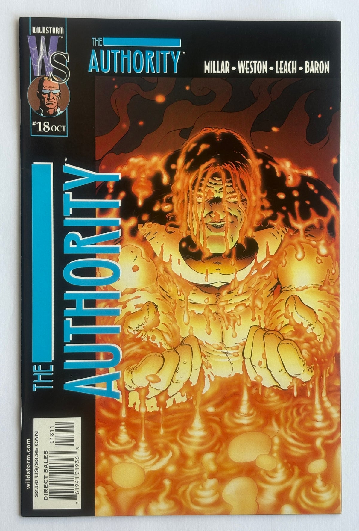 The Authority #18 - 1st Printing Wildstorm Productions October 2000 VF 8.0