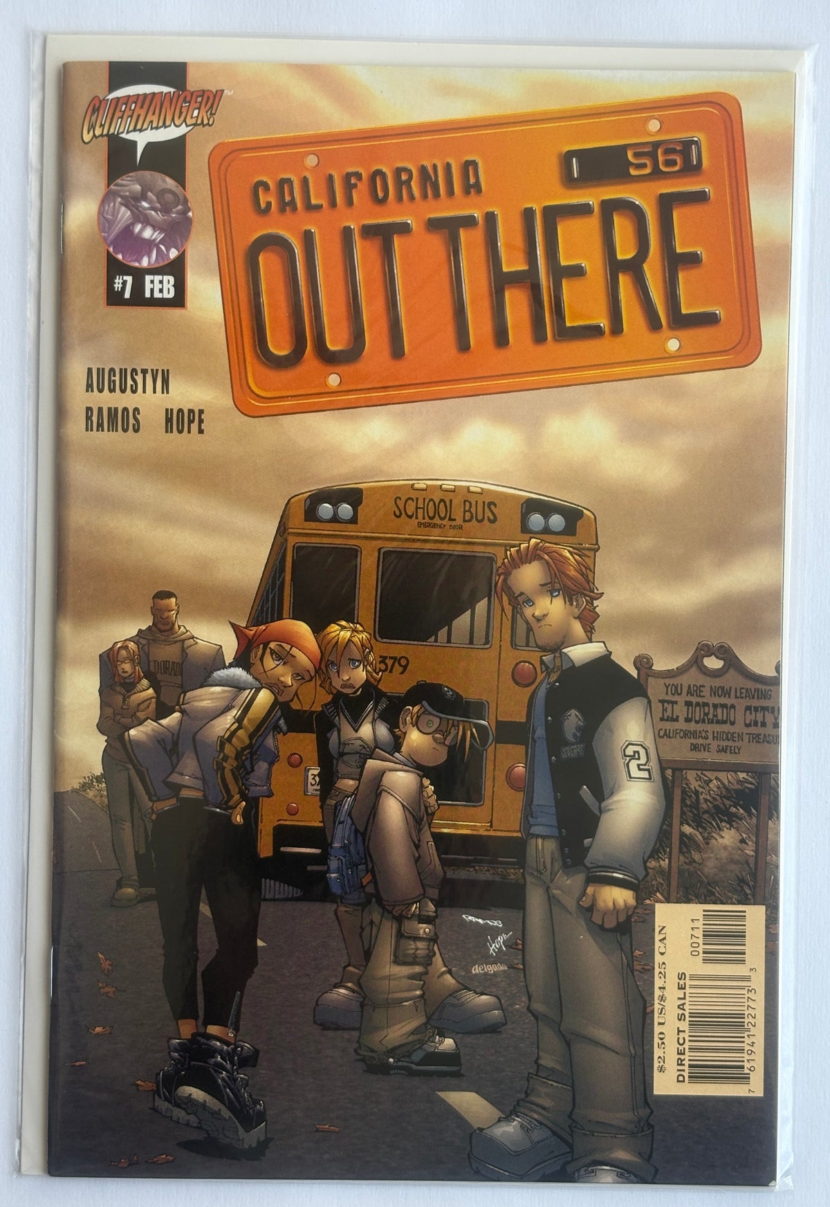 Out There #7 - 1st Printing Cliffhanger! (Wildstorm) February 2002 VF- 7.5