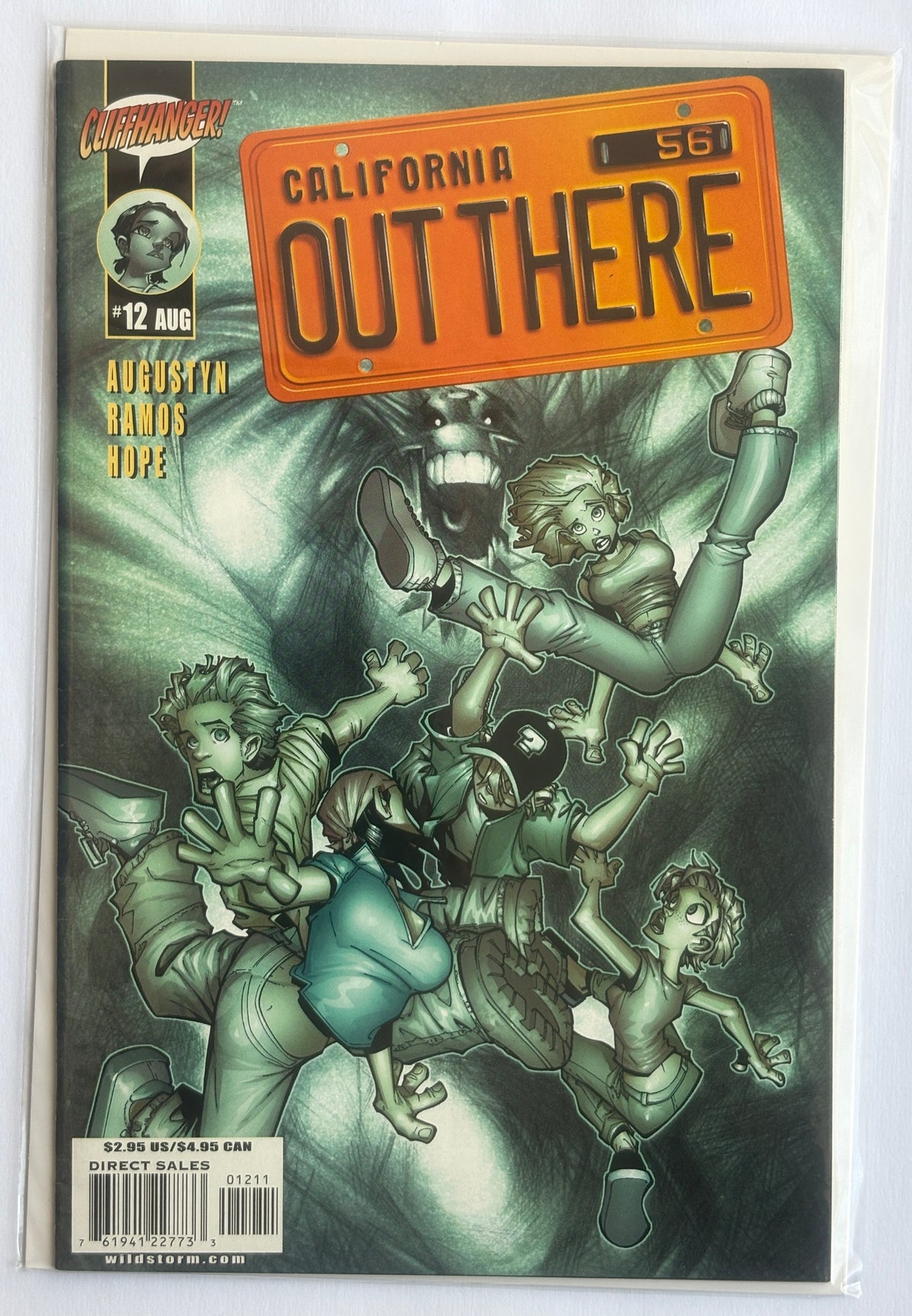 Out There #12 - 1st Printing Cliffhanger! (Wildstorm) August 2002 F/VF 7.0