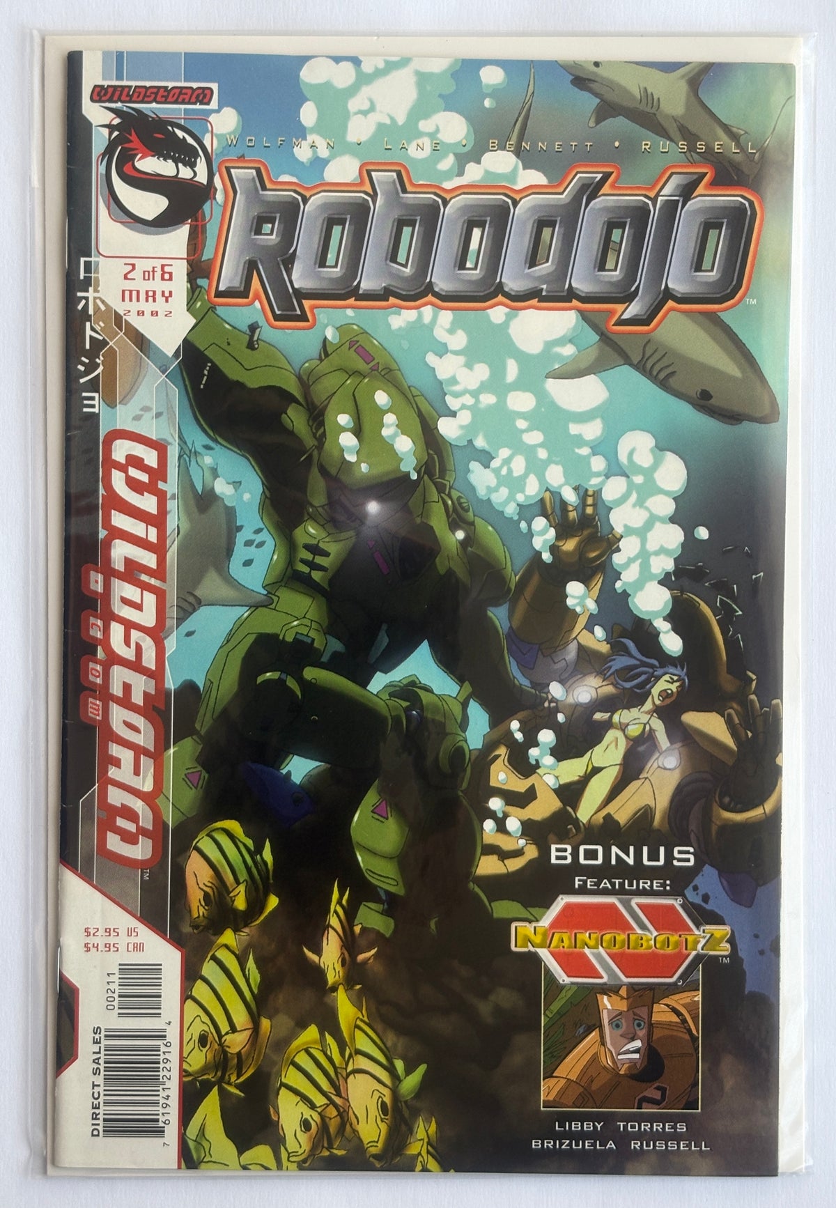 Robodojo #2 (2 of 6) 1st Printing Wildstorm Comics May 2002 FN 6.0