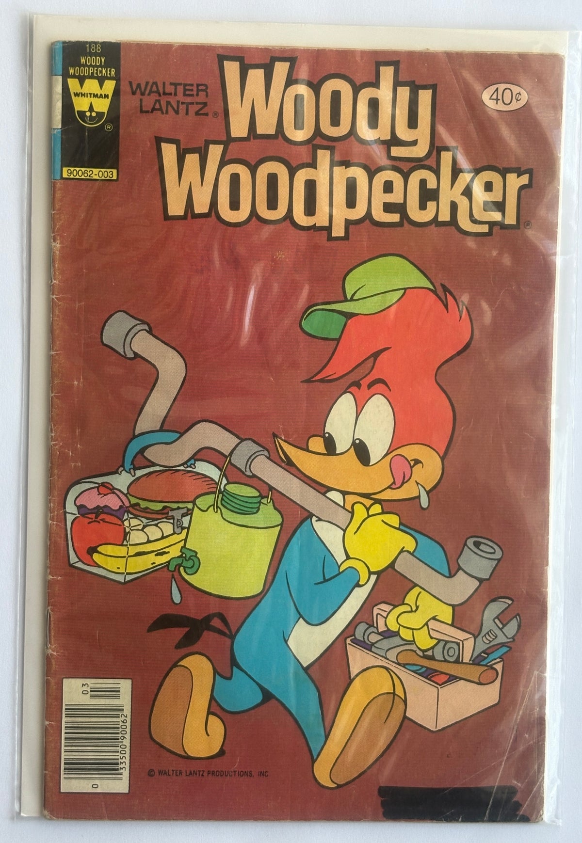 Woody Woodpecker #188 - Whitman Publishing - March 1980 GD+ 2.5
