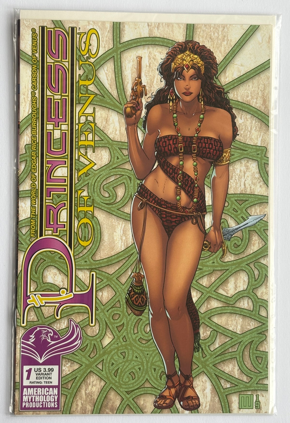 Princess of Venus #1 - Wolfer Venus Rising Variant Cover - 2019 VF/NM 9.0