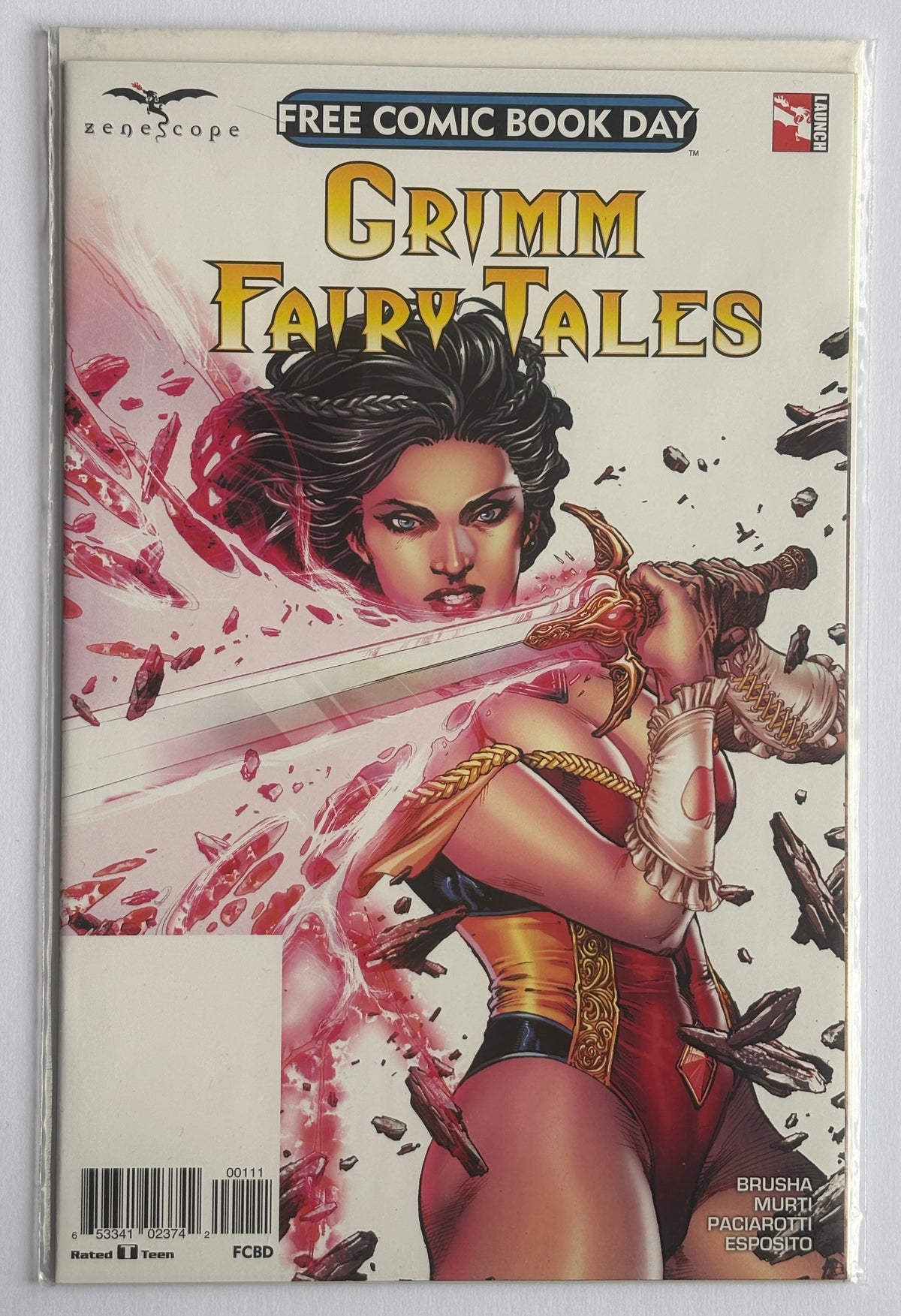 Grimm Fairy Tales #1 - FCBD Zenescope Issue Unstamped May 2017 VF+ 8.5