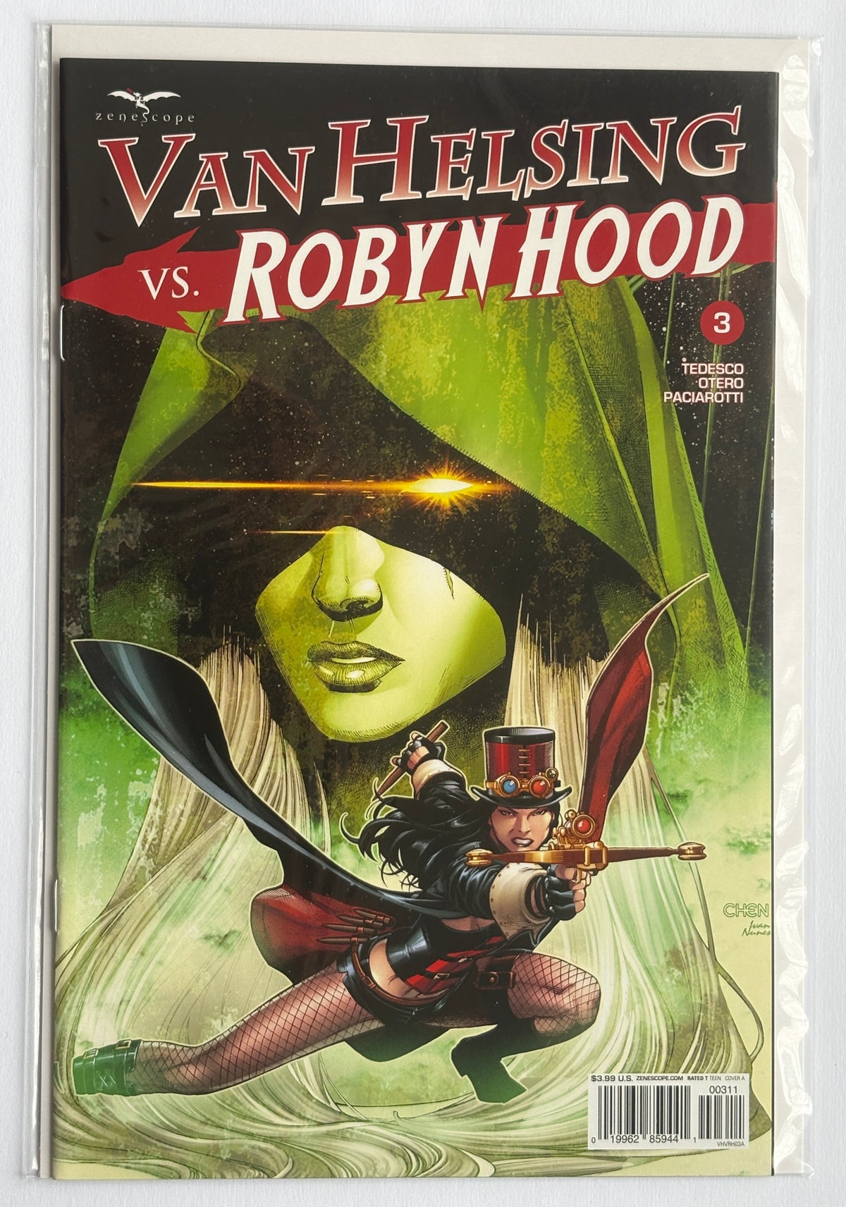 Van Helsing vs Robyn Hood #3 - 1st Printing Zenescope March 2018 VF/NM 9.0