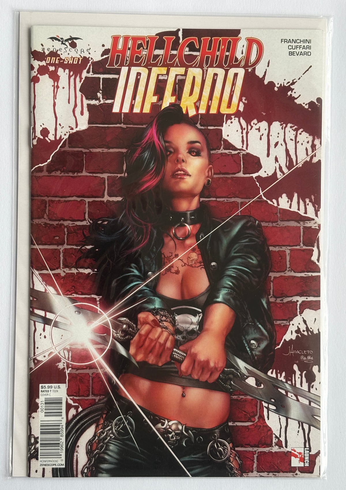Hellchild Inferno #1 One-Shot 1st Printing Cover C Zenescope March 2018 NM 9.4