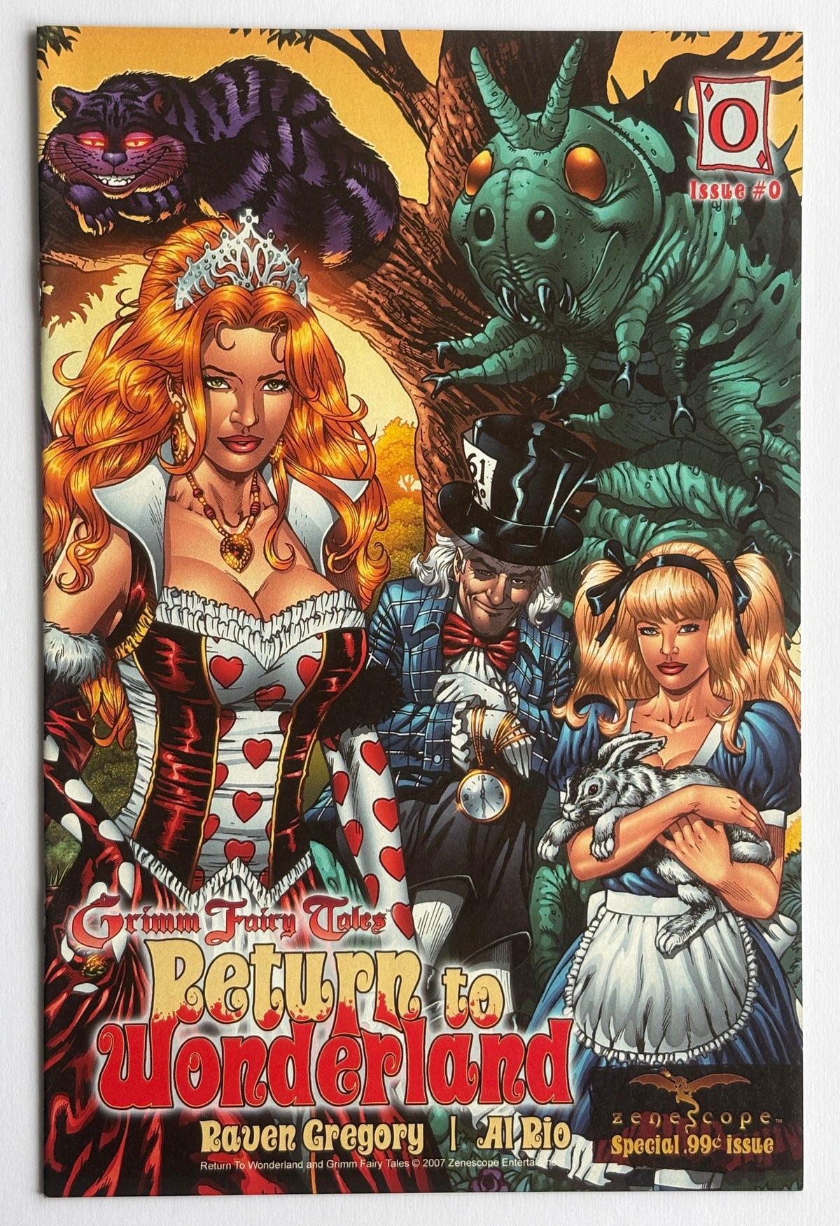 Grimm Fairy Tales Return to Wonderland #0 1st Print Zenescope May 2007 VF/NM 9.0