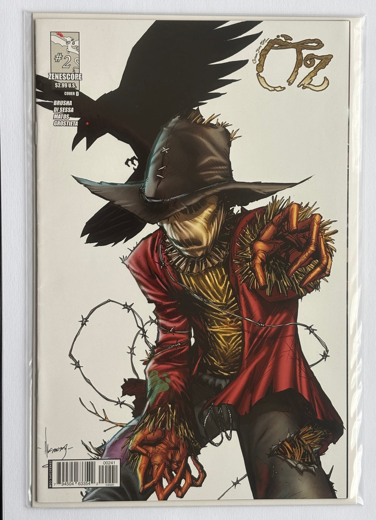 Grimm Fairy Tales present Oz #2 1st Print Cover D Zenoscope August 2013 FN+ 6.5