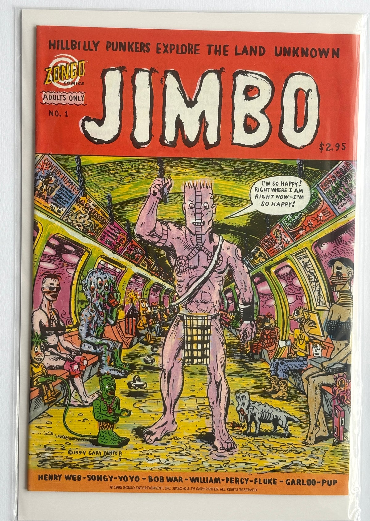 Jimbo #1 - 1st Printing Zongo Comics 1995 VF/NM 9.0