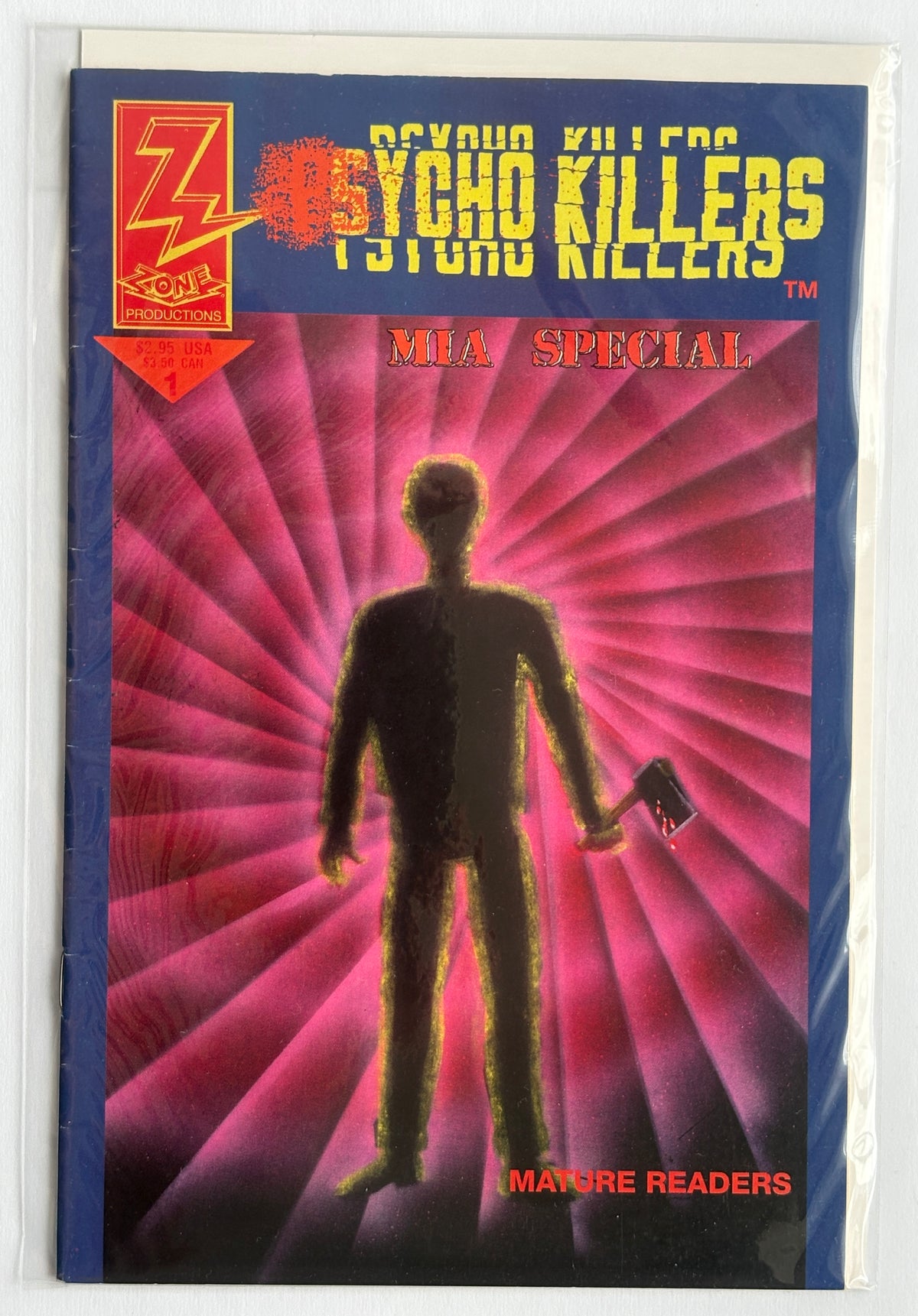Psycho Killers MIA Special #1 - Comic Zone Publications November 1992 FN 6.0