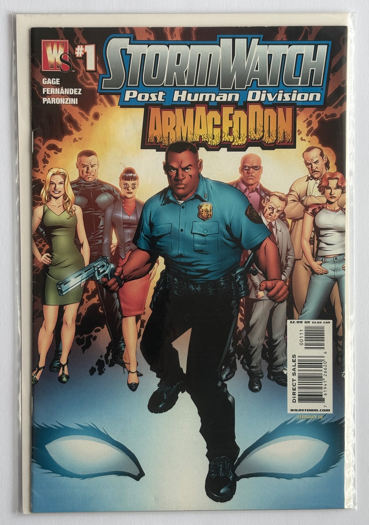 Stormwatch Post Human Division Armageddon #1 - 1st Print Wildstorm February 2008 F/VF 7.0