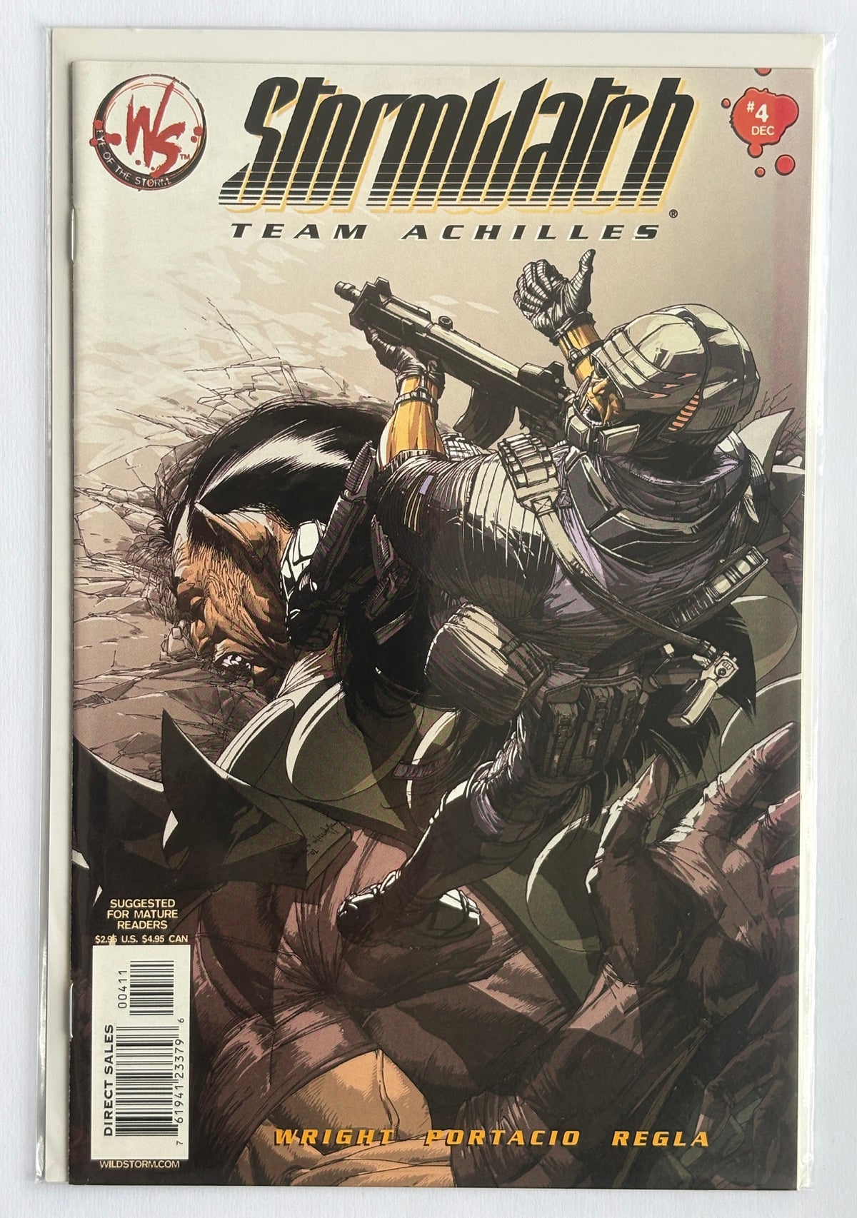 Stormwatch: Team Achilles #4 - 1st Printing - Wildstorm December 2002 VF/NM 9.0