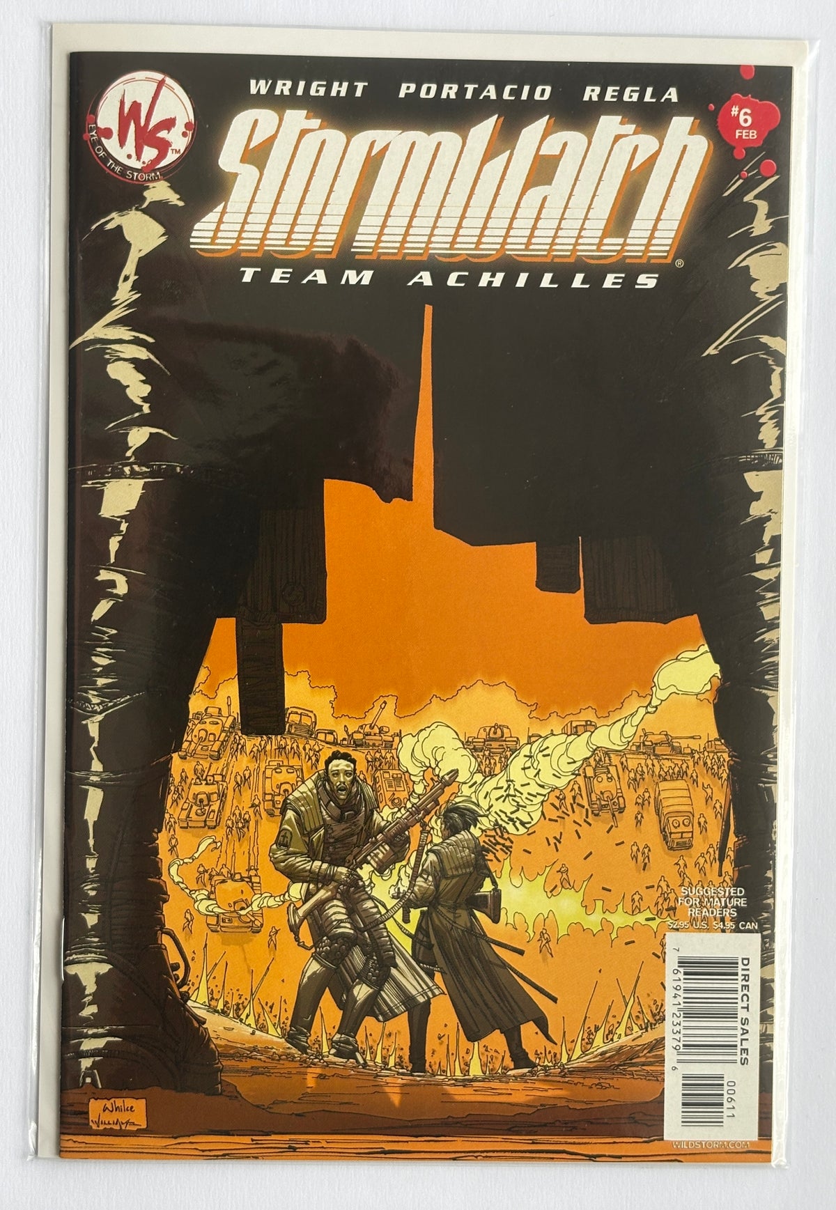 Stormwatch: Team Achilles #6 - 1st Printing - Wildstorm February 2003 VF/NM 9.0